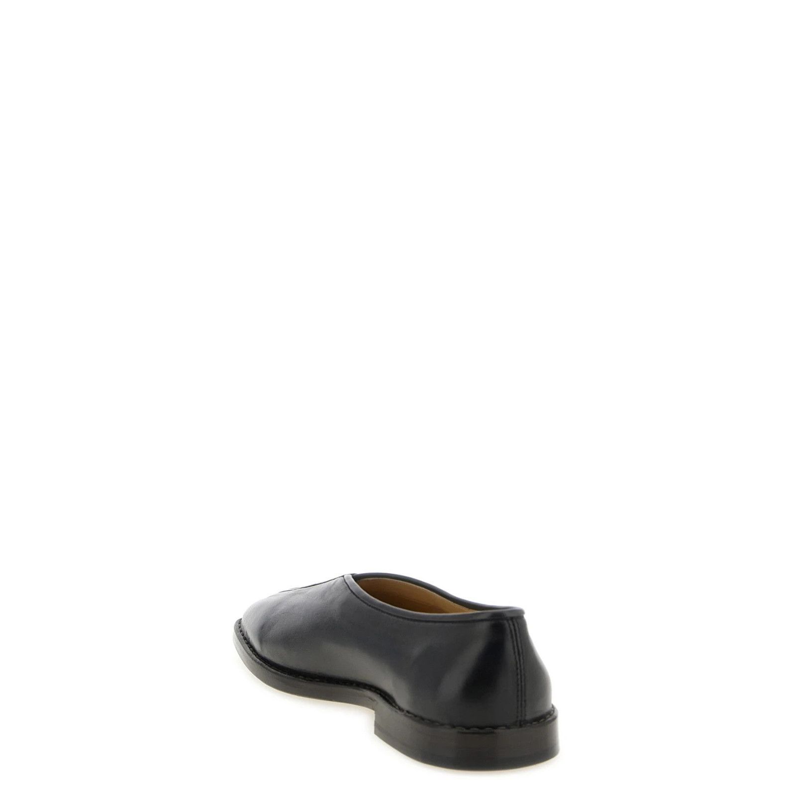 Maison Margiela LEMAIRE Flat Piped Brown Leather Slippers New & Authentic (W Size US 9 / IT 39 - 3 Thumbnail