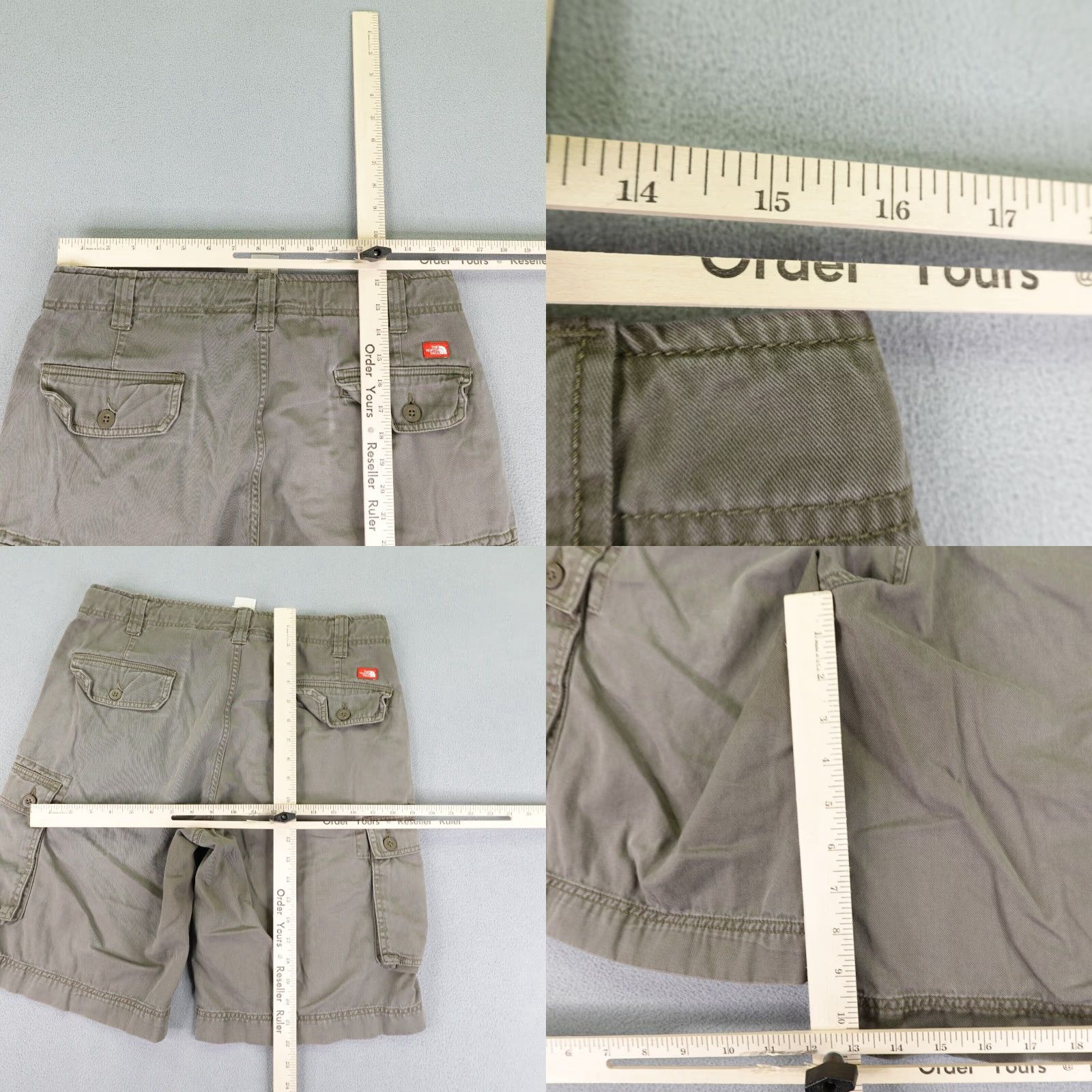 The North Face VINTAGE The North Face Cargo Shorts Mens 32 Long Brown Canvas Casual Hiking Camping Workwear Size US 32 / EU 48 - 8 Thumbnail
