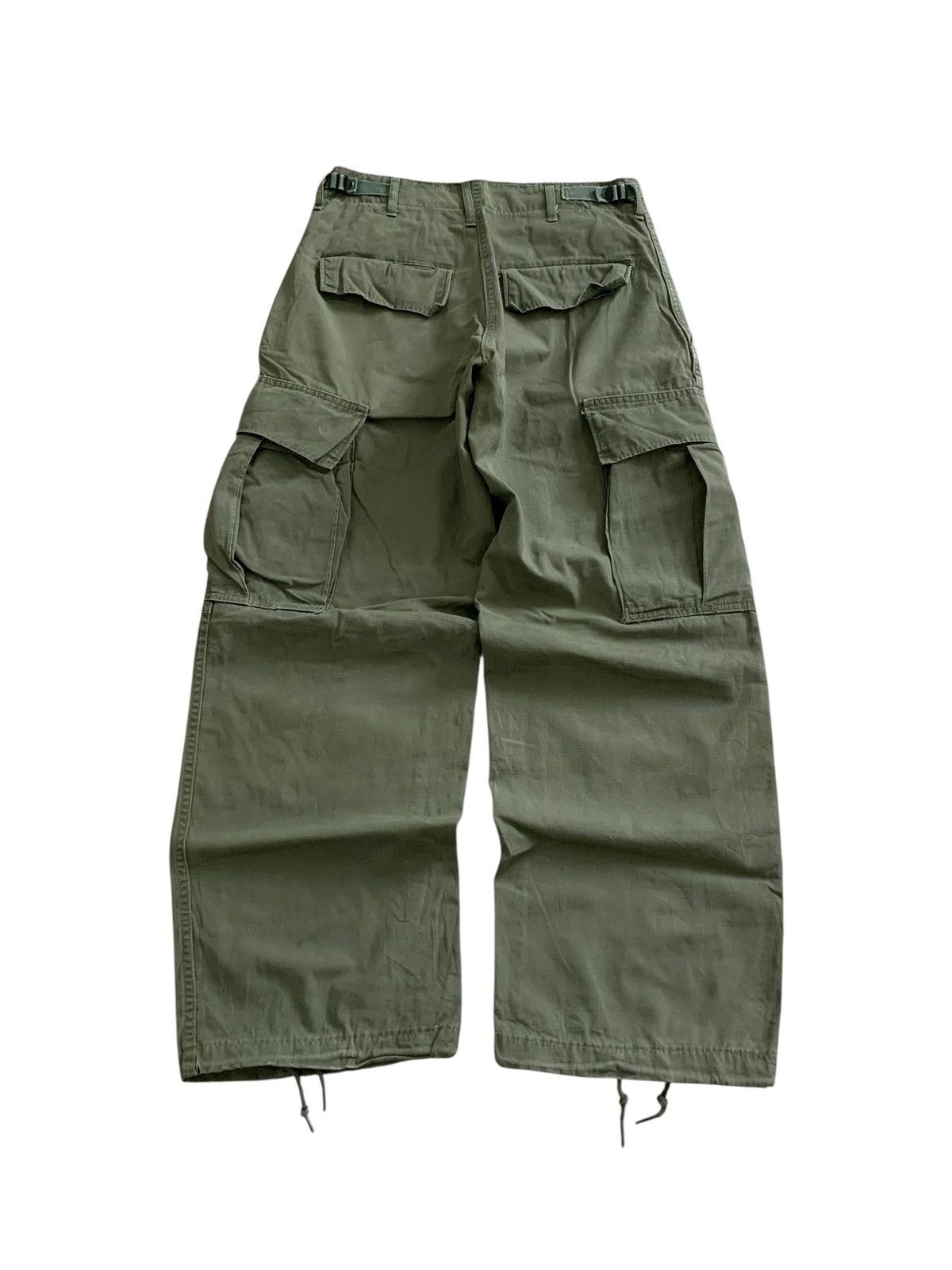 Vintage Last📦Vintage 60s Us Army Jungle Ripstop argo Trousers Size US 28 / EU 44 - 11 Thumbnail
