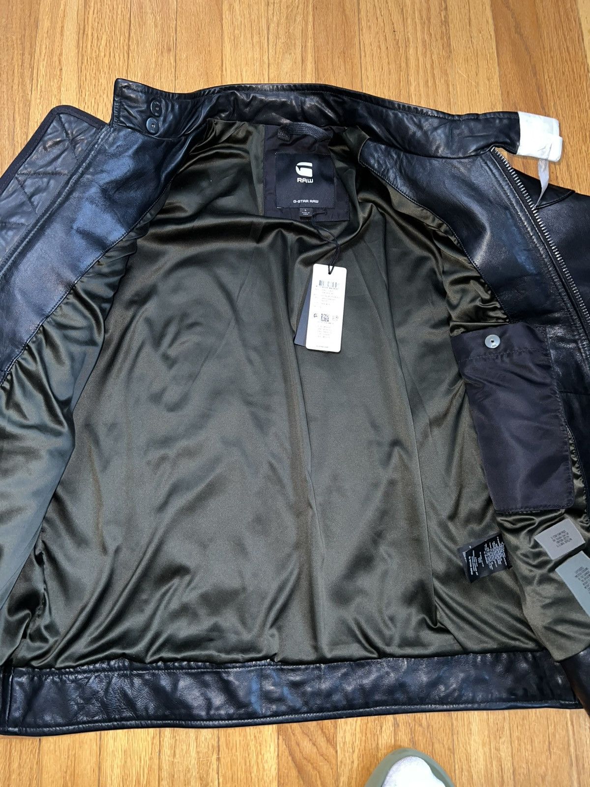 G-Star G-Star Pencilcase Leather Jacket Large BNWT Size US L / EU 52-54 / 3 - 12 Thumbnail