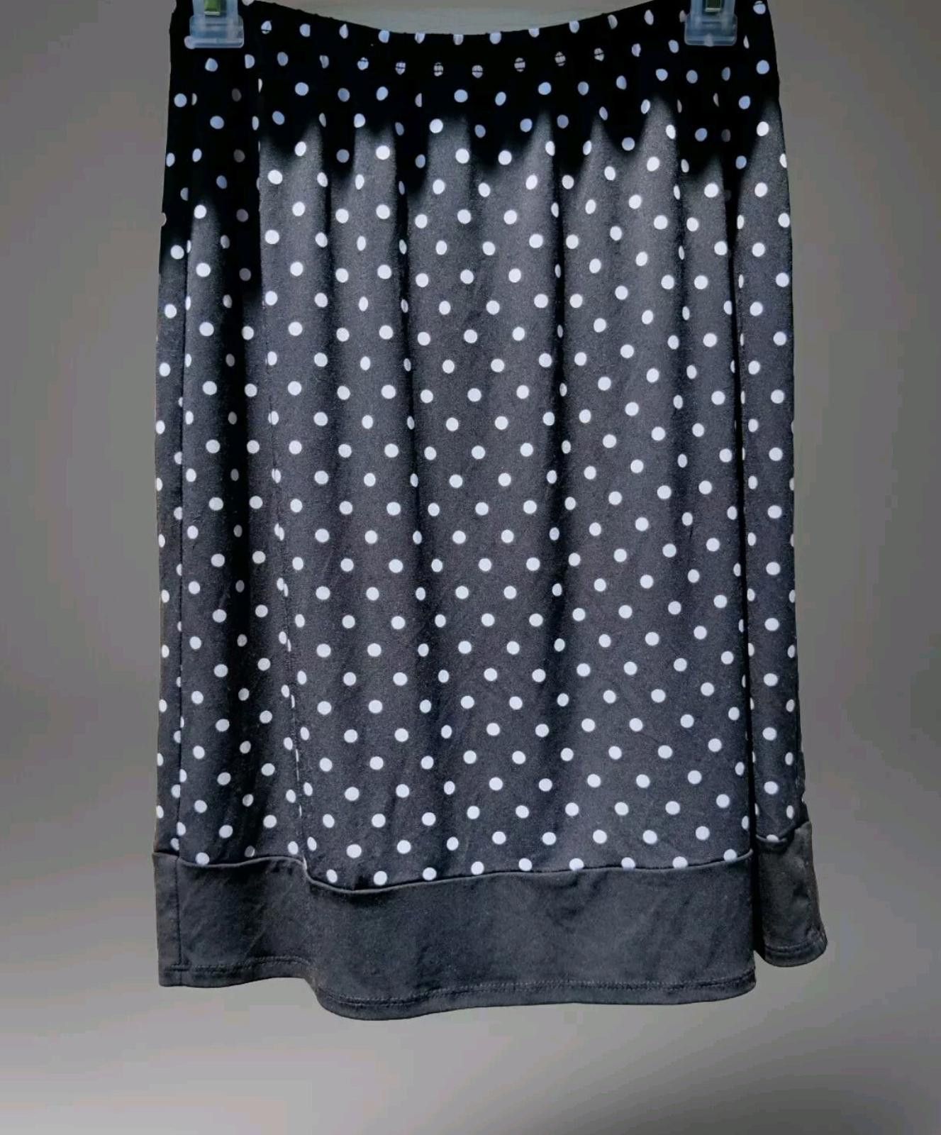 Other Vintage Petite Sophisticate Womens XS Skirt Classic Polka Do Size 26" / US 2 / IT 38 - 1 Thumbnail