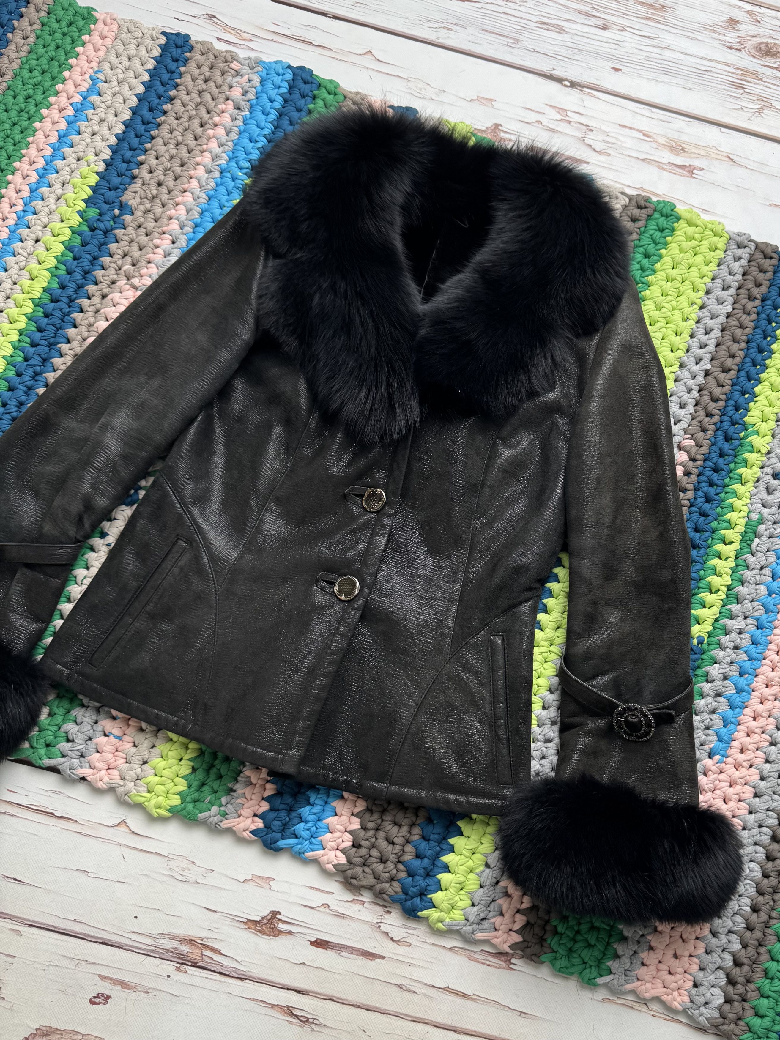 Vintage Vintage Real Sheepskin Cropped Jacket (D15)(D10) Size S / US 4 / IT 40 - 7 Thumbnail