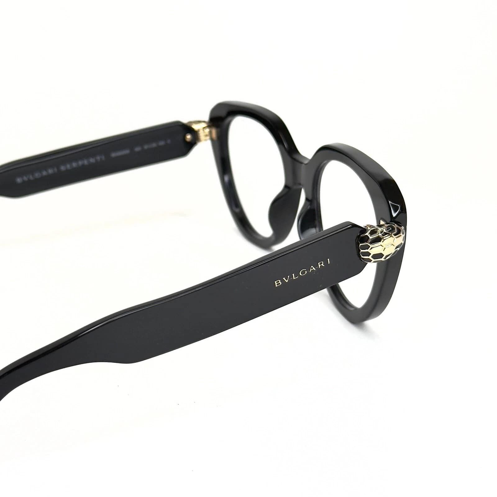 Bvlgari BVLGARI 50003 Serpenti BV50003I Black Optical Eyeglass Style Size ONE SIZE - 3 Thumbnail