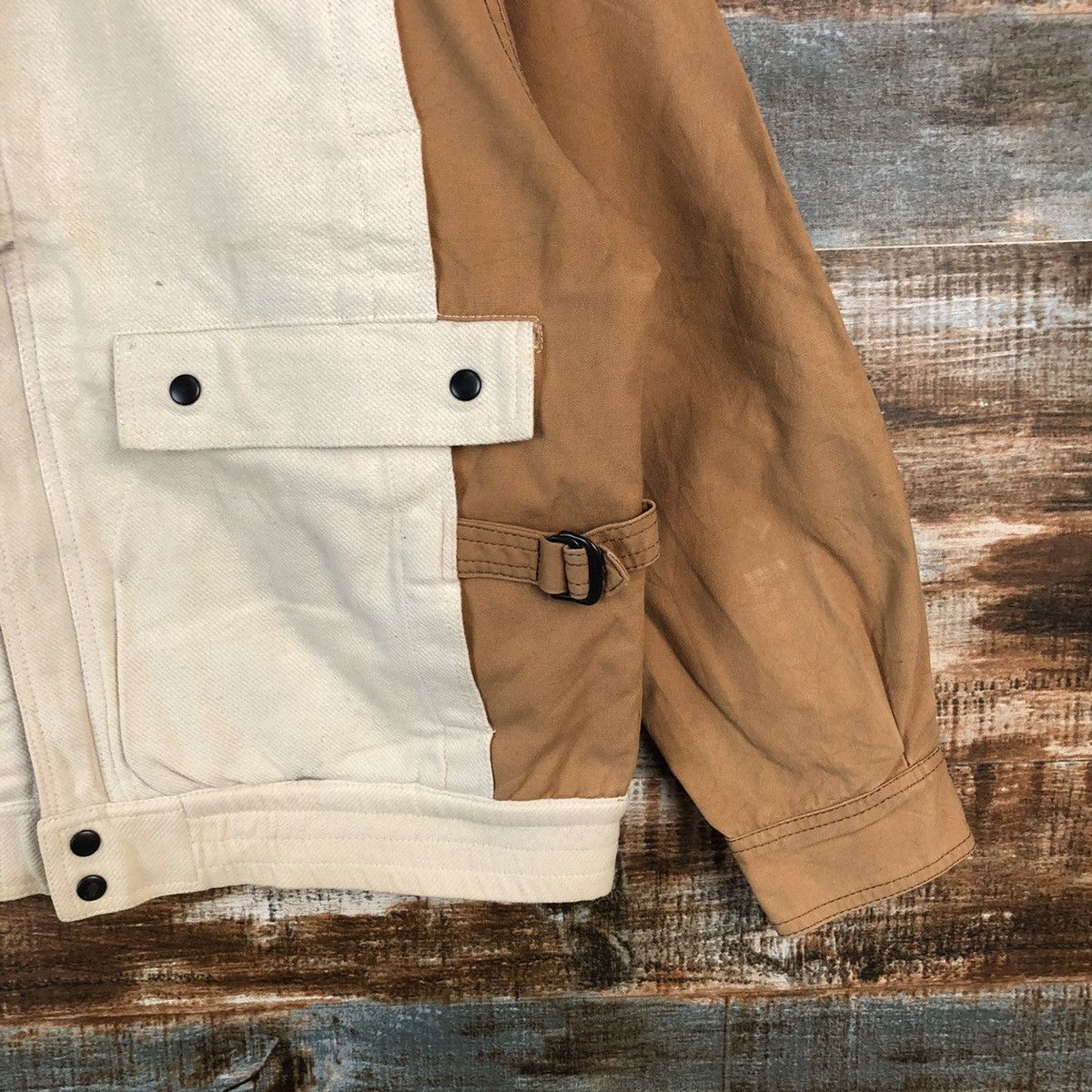DC DC Brown vintage Bombers Jacket #A2200 Size US M / EU 48-50 / 2 - 8 Thumbnail