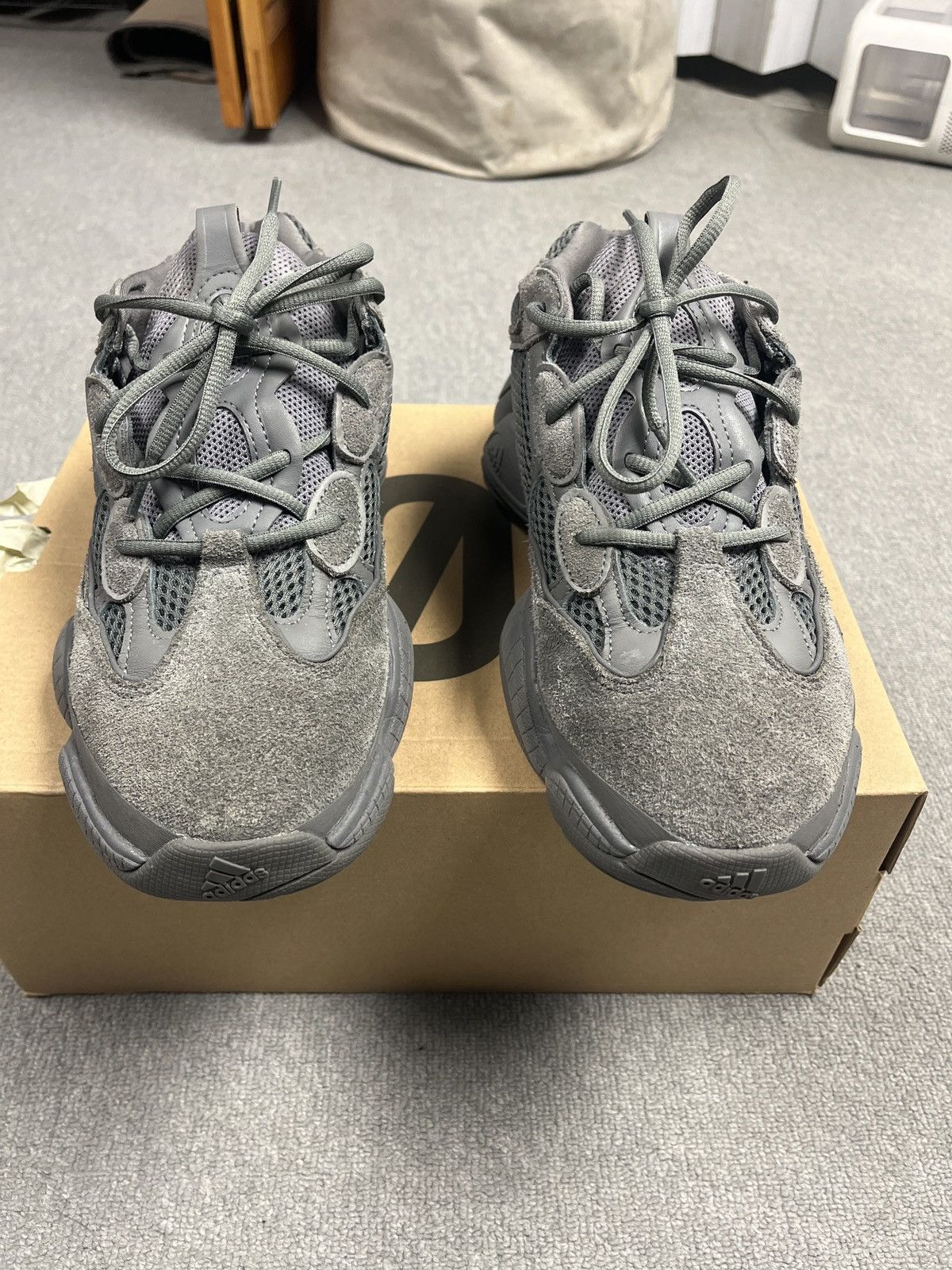 Yeezy Adidas Yeezy 500 ‘Granite’ Size US 9.5 / EU 42-43 - 2 Thumbnail