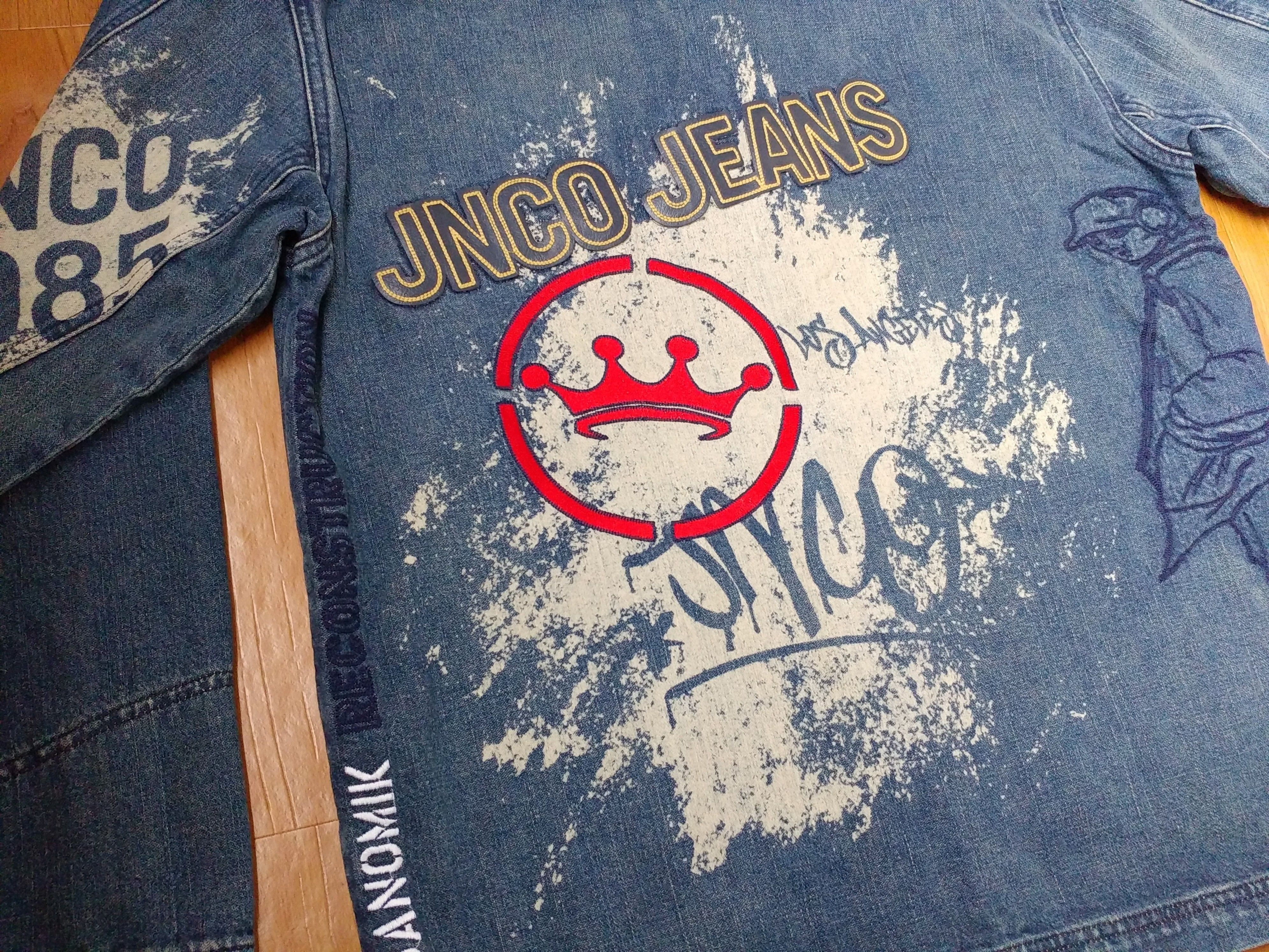 JNCO JNCO jeans jacket, 1990s denim, vintage skater 90s hip hop L Size US L / EU 52-54 / 3 - 6 Thumbnail