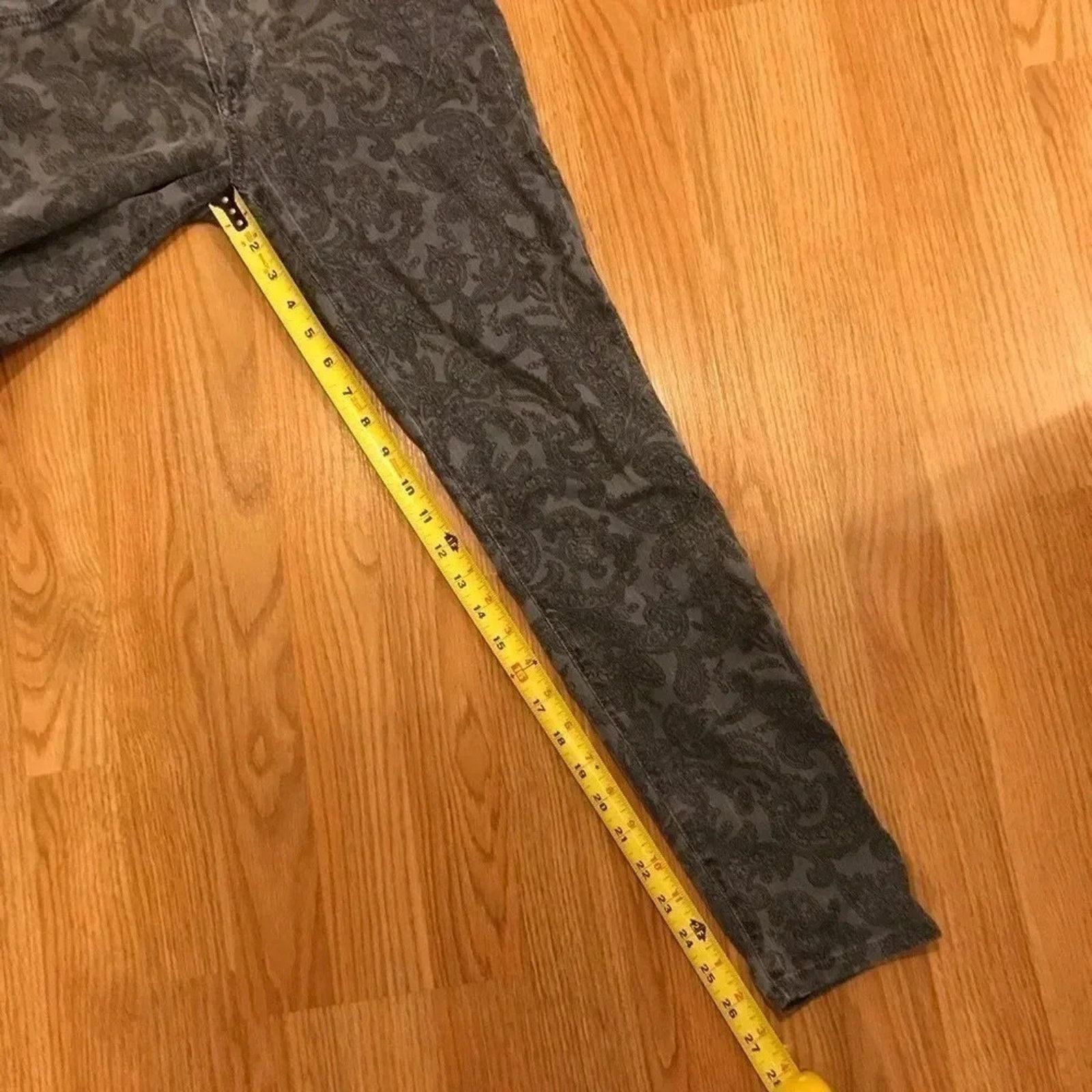 Other Joe's Jeans High Water Skinny Jeans Paisley Faded Size 28 Size 28" / US 6 / IT 42 - 10 Thumbnail