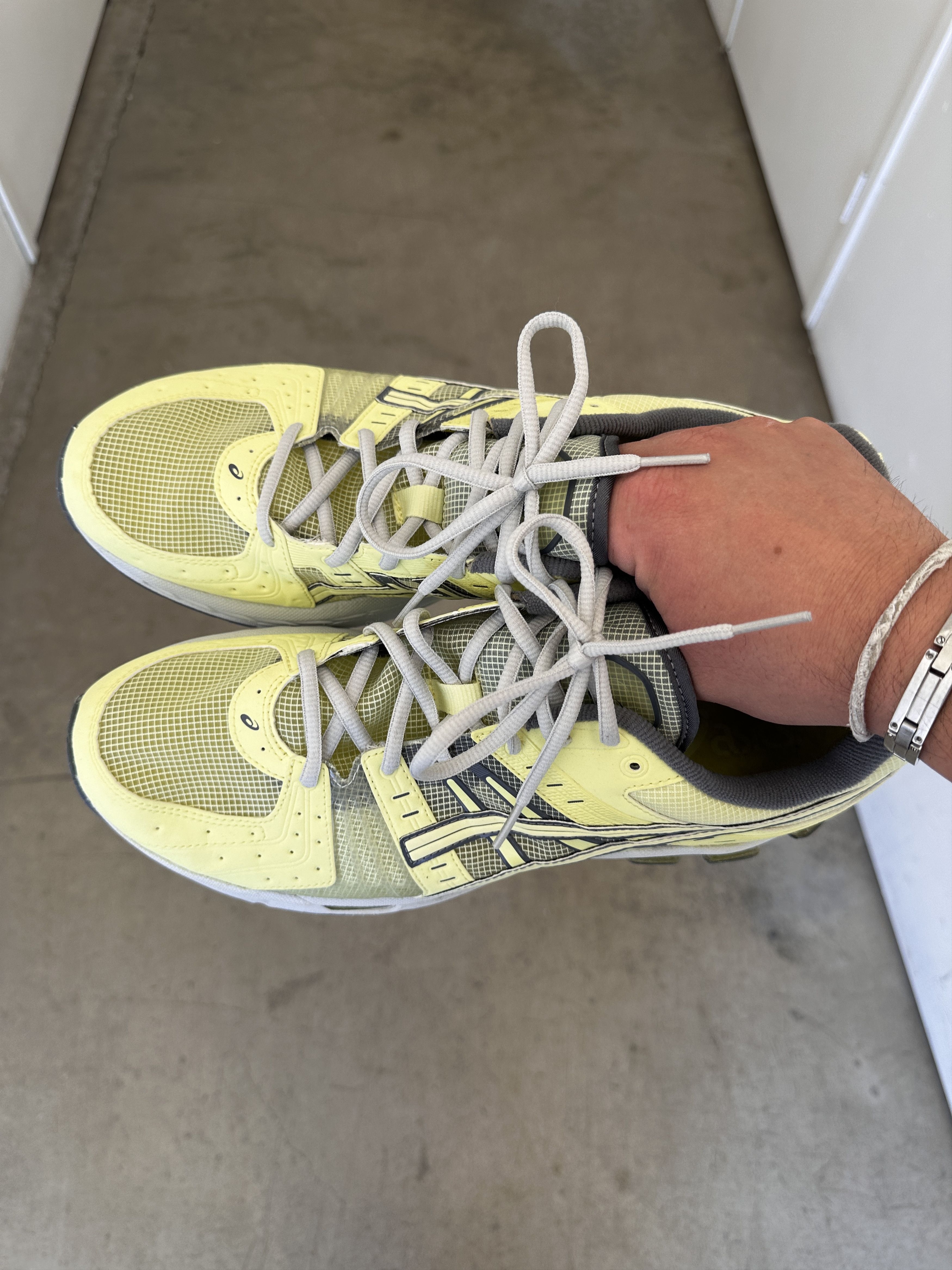 Asics × Kiko Kostadinov Kiko Style, Asics. Sneakers in volt/green. 1030. Size US 12.5 / EU 45-46 - 3 Thumbnail