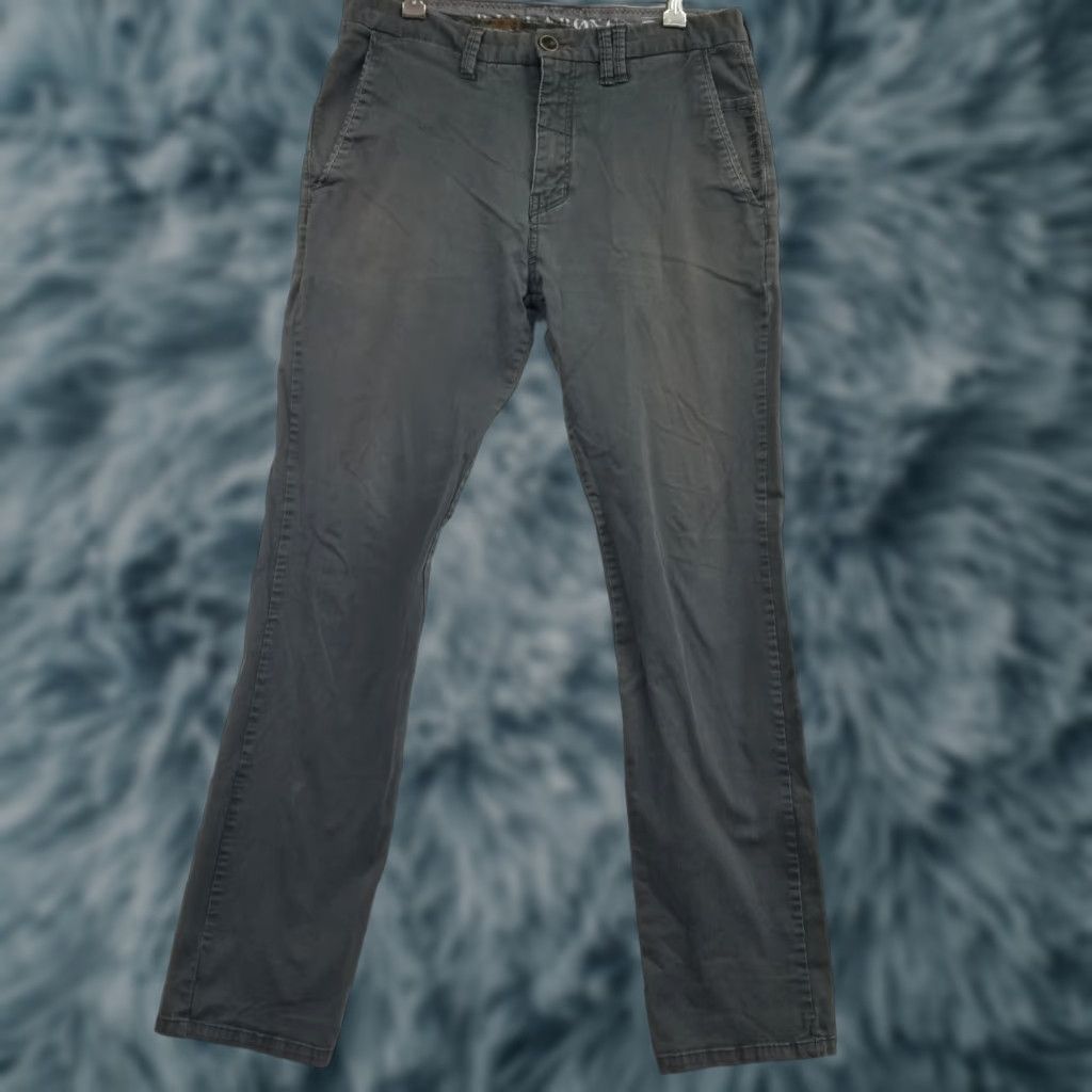 Billabong Billabong Slim Chino Pants Men 31x31 Gray Straight Leg Casual Vintage No Size US 31 - 1 Thumbnail