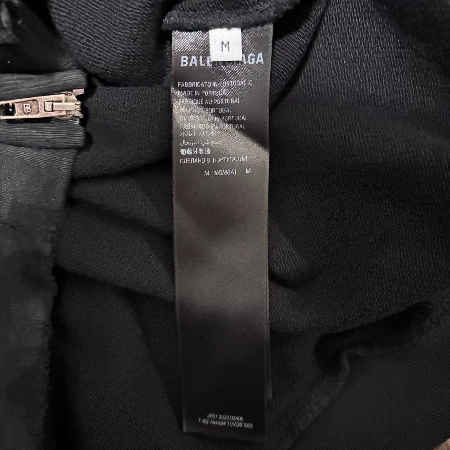 Balenciaga Balenciaga Zip Hoodie Letter & Devanagari Mud-Dyed Size US M / EU 48-50 / 2 - 5 Thumbnail