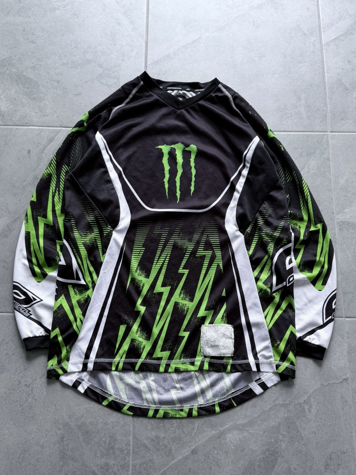 Fox Racing Vintage Y2K Monster Energy Moto Jersey ASAP Rocky Style Size US M / EU 48-50 / 2 - 2 Thumbnail