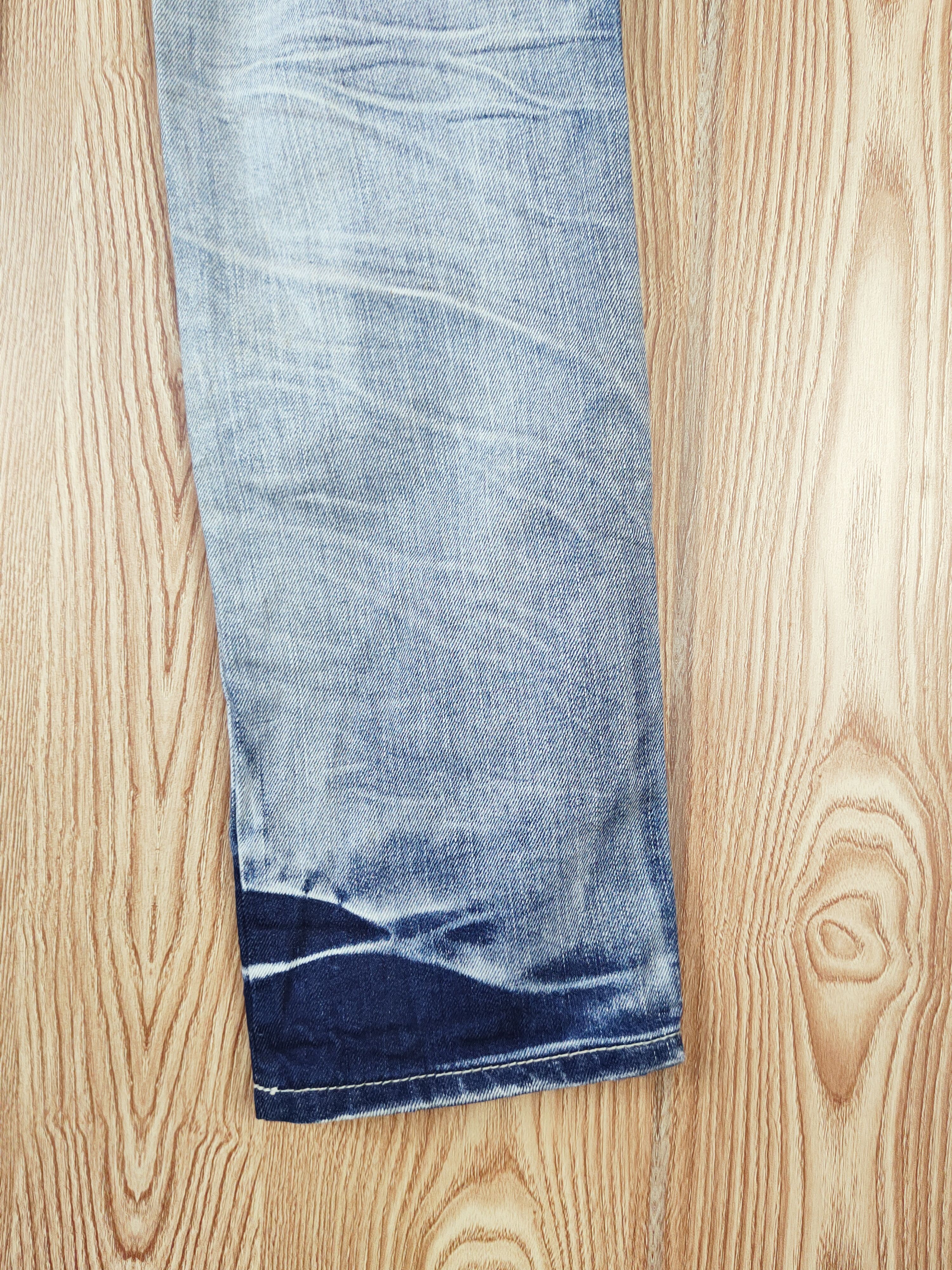 Japanese Brand × Vintage VINTAGE 💥 SP RAY Tribe Blue Distressed Ripped Jeans Size 30" / US 8 / IT 44 - 11 Thumbnail