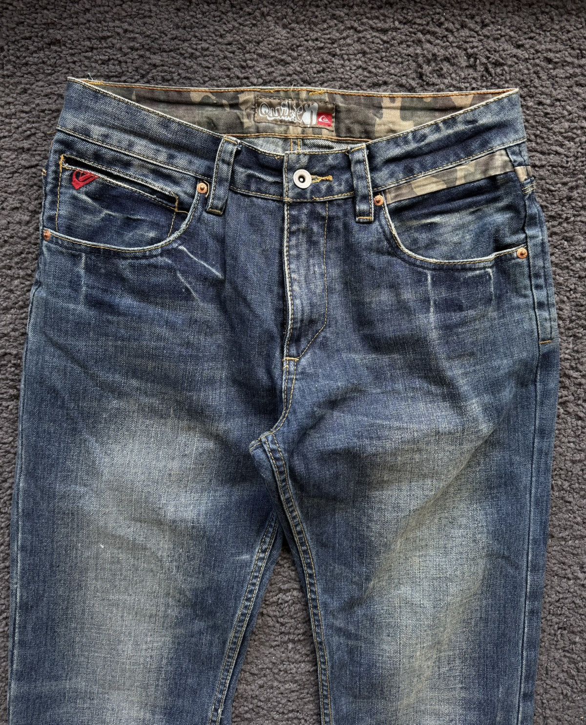 Quiksilver × Vintage Vintage Quiksilver usa Faded Denim Jeans Y2K Style Size US 30 / EU 46 - 6 Thumbnail