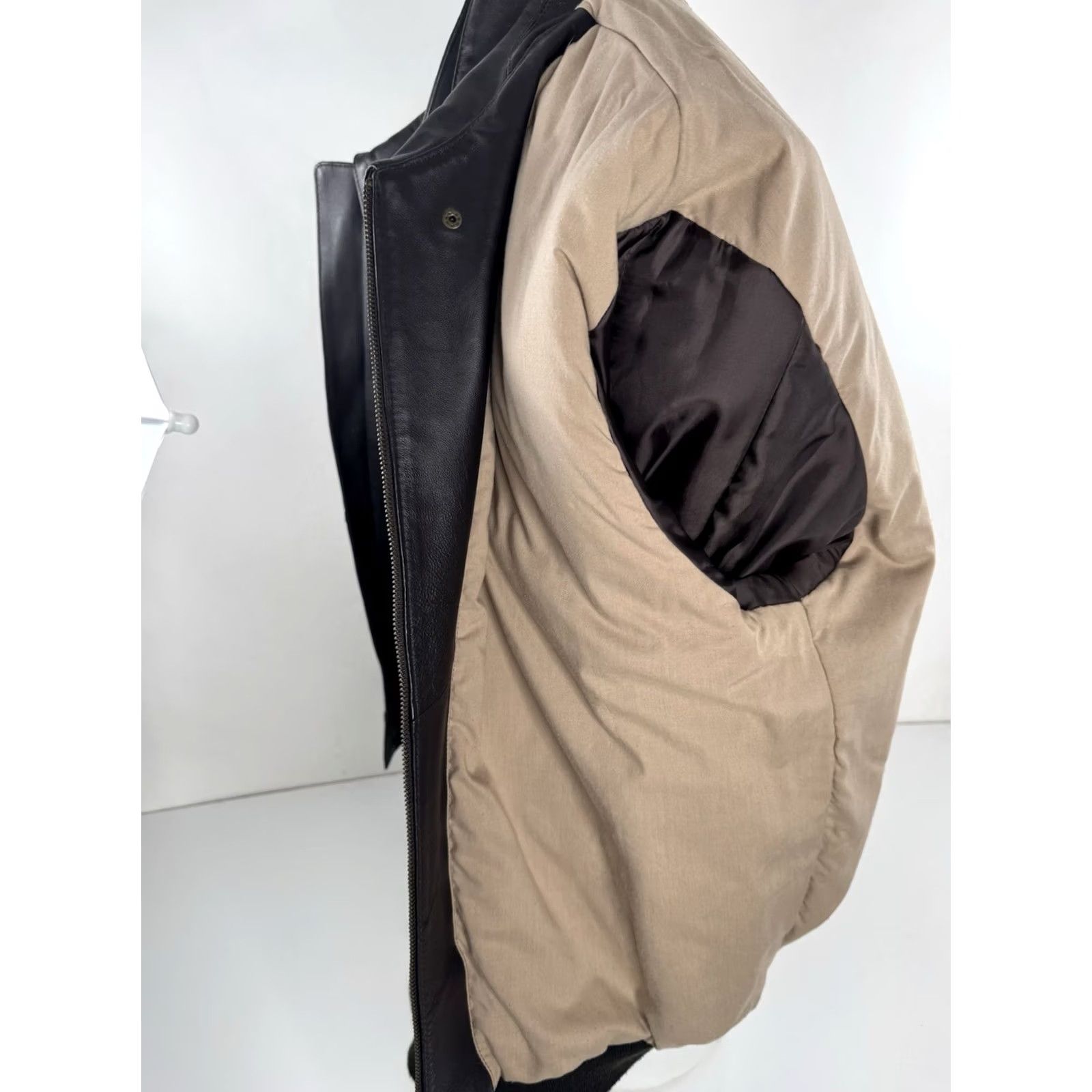 Vintage VINTAGE Air Force AIRBORNE LEATHERS - XL TALL Bomber Flight Pilot Jacket - EXCELLENT Size US XL / EU 56 / 4 - 7 Thumbnail