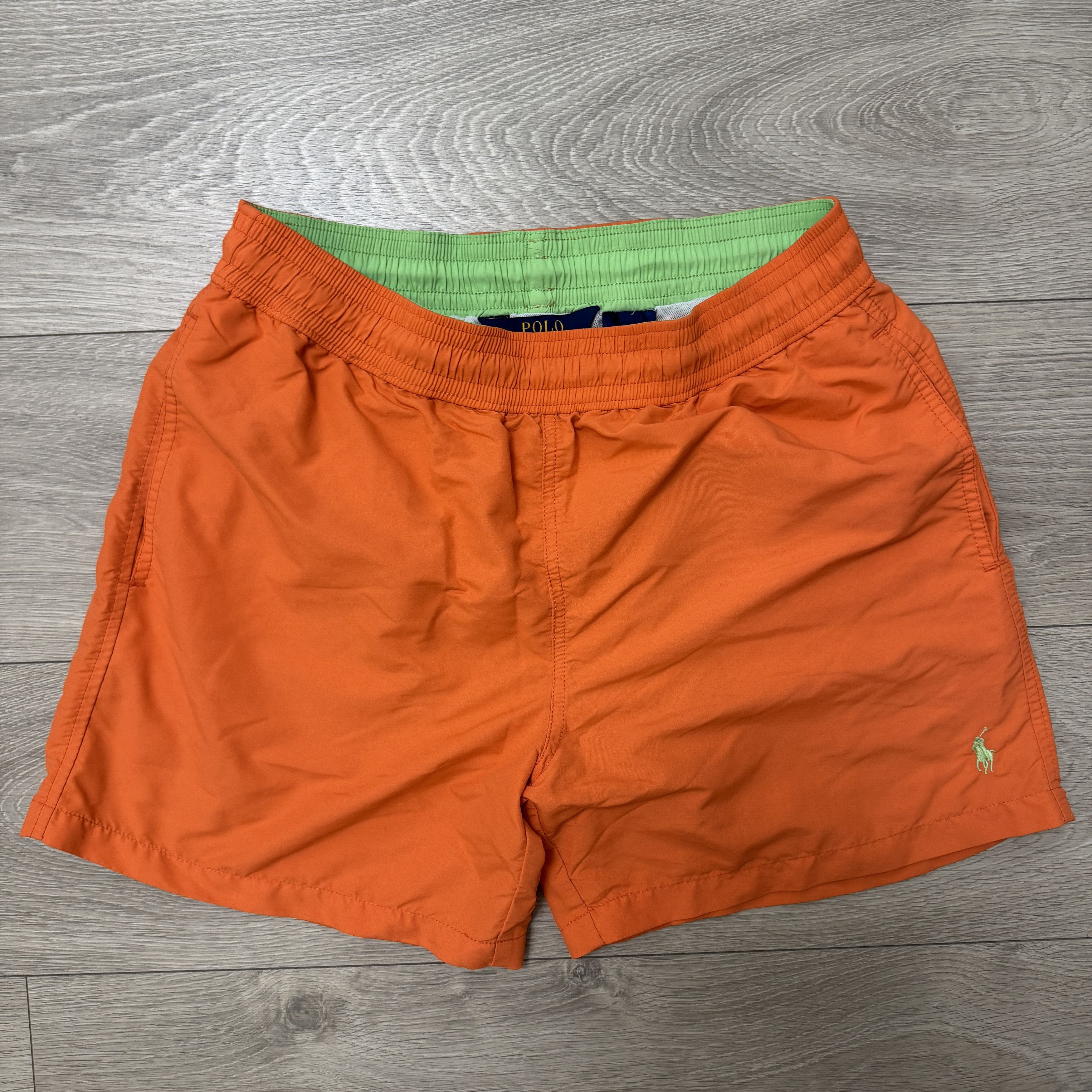 Polo Ralph Lauren Polo Ralph Lauren Neylon Traveler Swim Shorts Orange Lime Size US 32 / EU 48 - 2 Thumbnail
