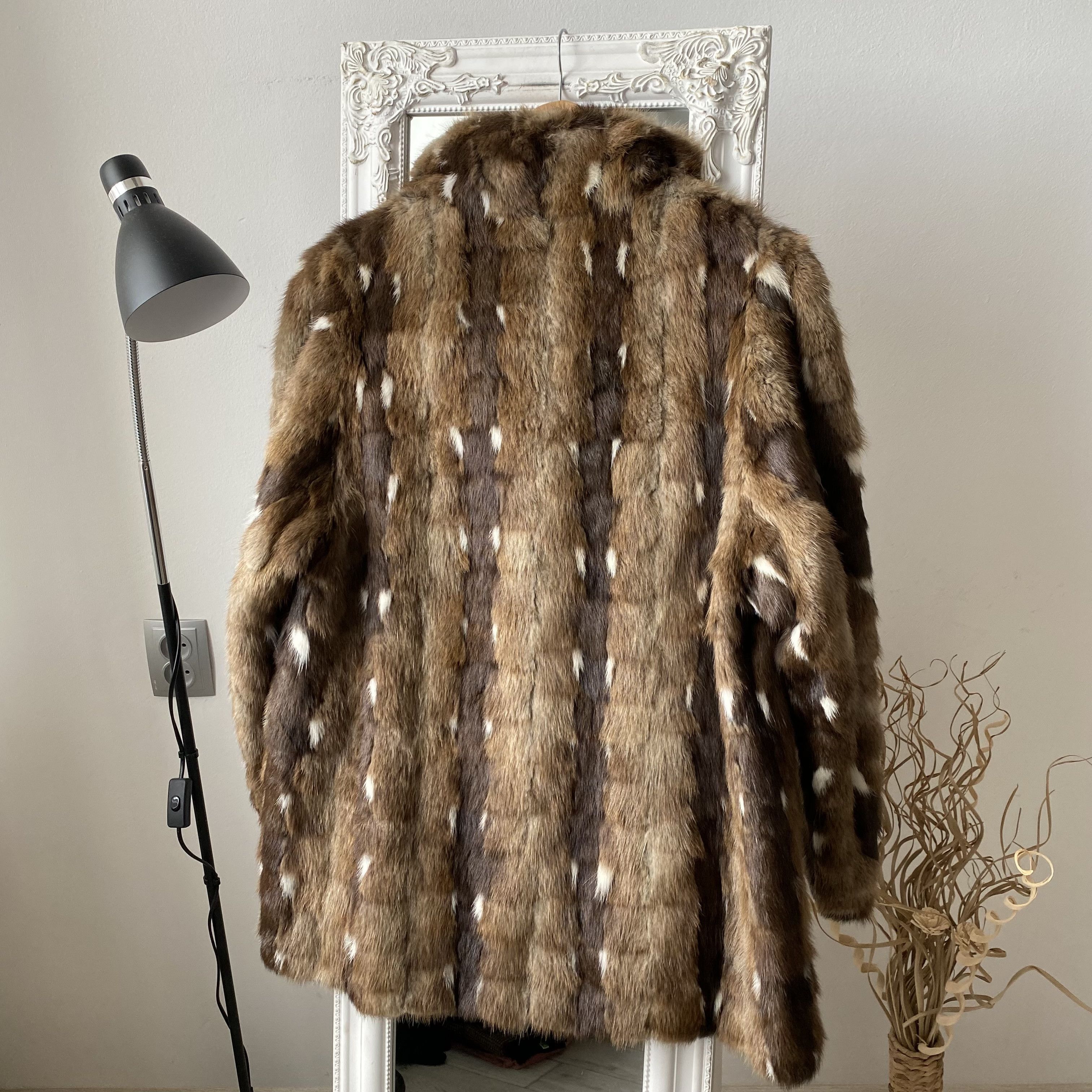 Genuine Leather Vintage 80-90s Oldmoney Real fur coat jacket Luxury Size M / US 6-8 / IT 42-44 - 8 Thumbnail
