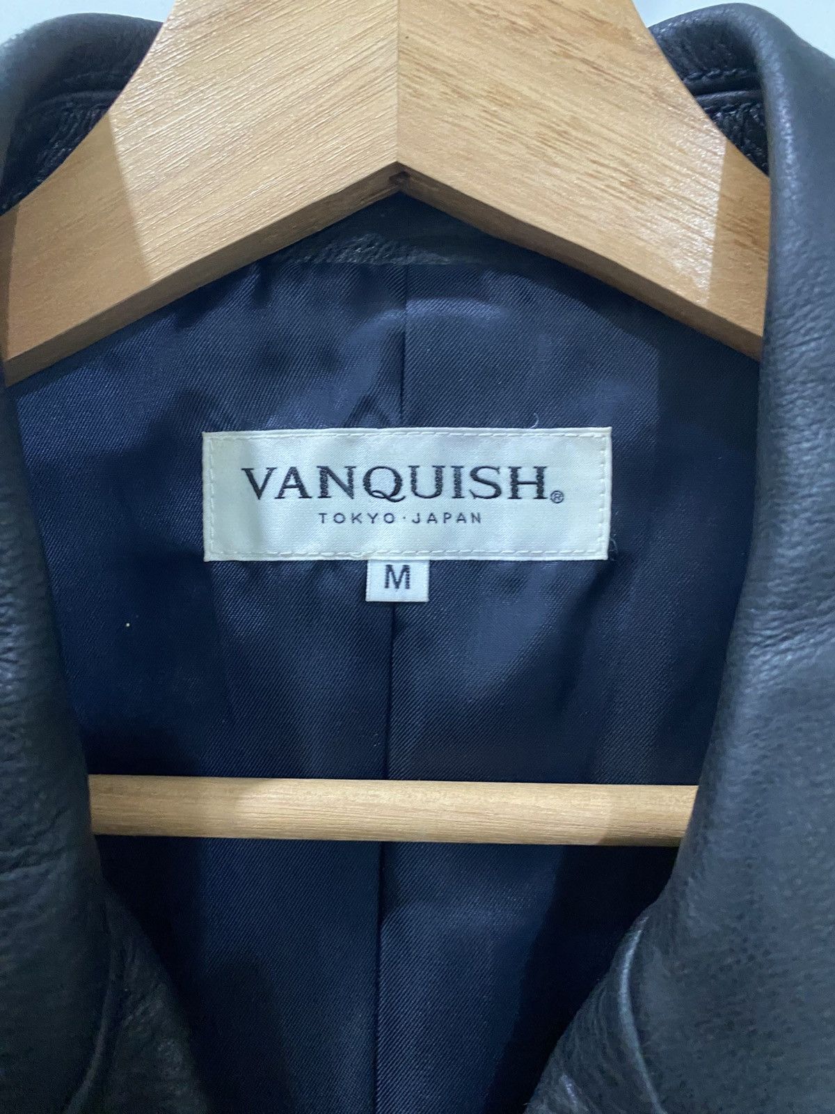 Vanquish VANQUISH double riders leather jacket. Size US M / EU 48-50 / 2 - 5 Thumbnail