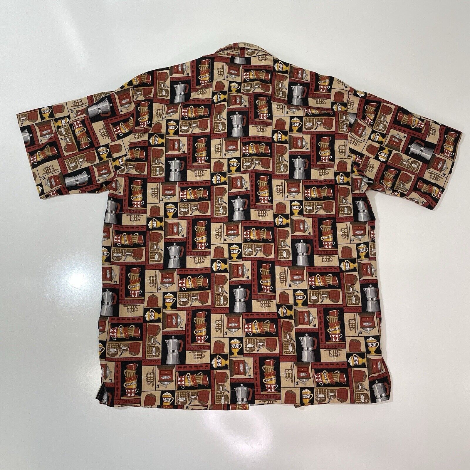 Maui and Sons VTG Maui & Sons Men’s Shirt Coffee Shop Espresso Hawaiian L Size US L / EU 52-54 / 3 - 6 Thumbnail