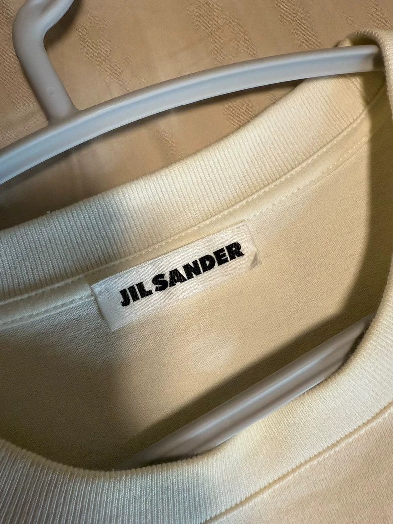 Jil Sander Jil Sander white Short Sleeve T-Shirt Size L / US 10 / IT 46 - 3 Thumbnail