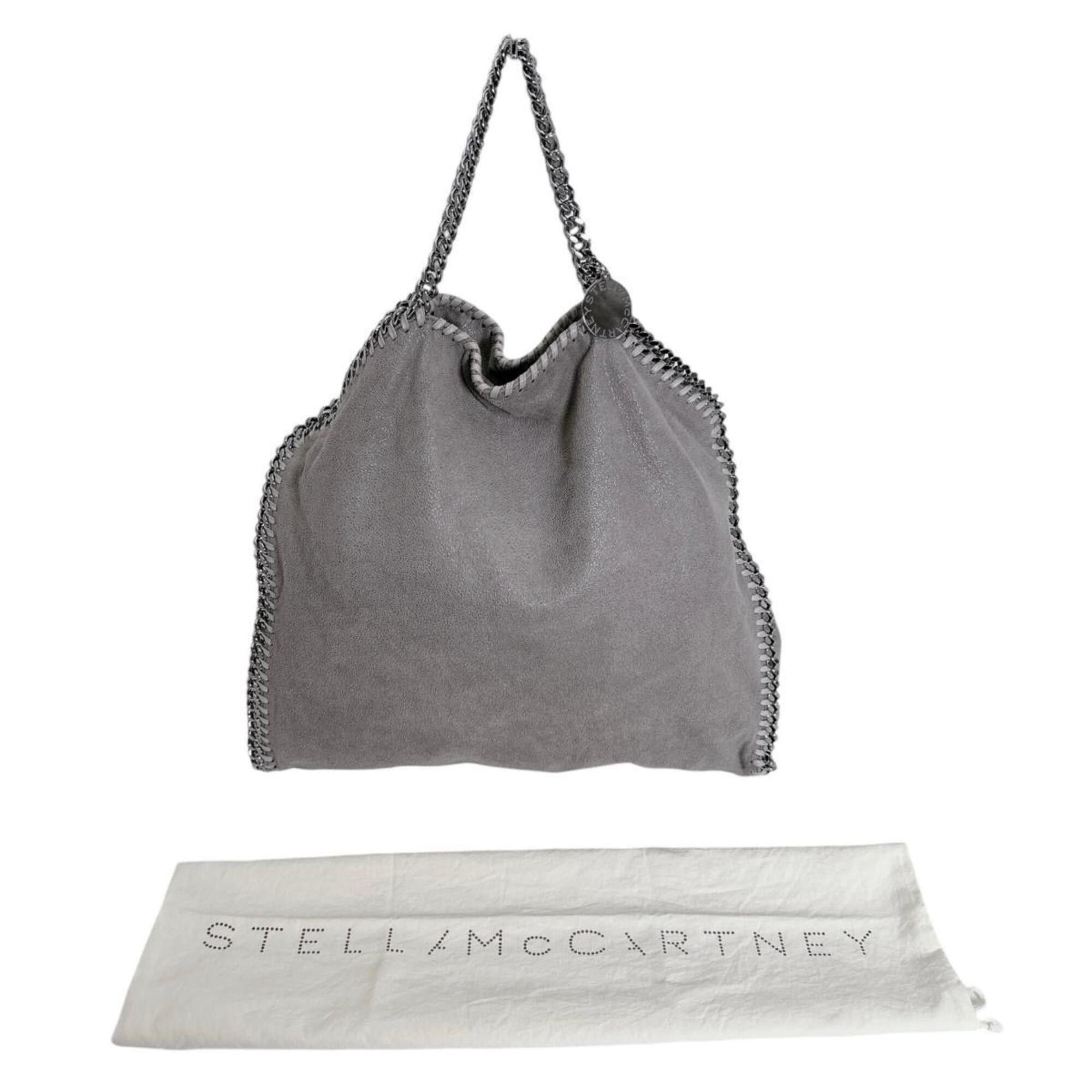 Stella McCartney Stella McCartney Tote Bag, Handbag, Fold-over Tote, Falabella, 234387 W9132 SU16R Light Gray Size ONE SIZE - 1 Thumbnail