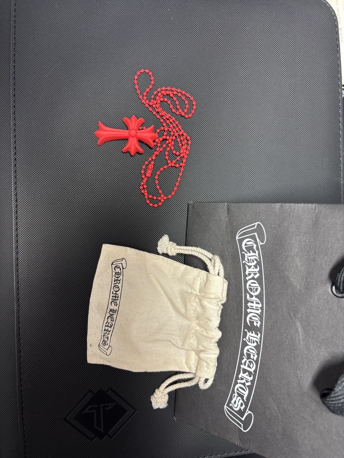 Chrome Hearts Red Cross Chrome Hearts Pendant Size 38 - 1 Thumbnail