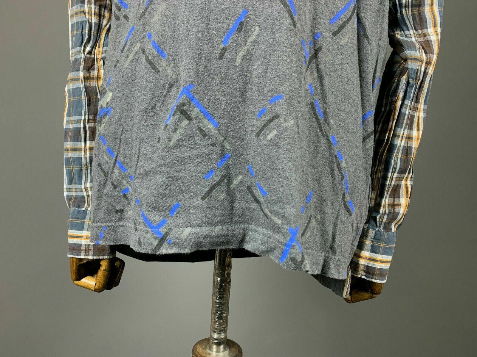 Desigual Men Desigual Happy! Grey Big Polo Shirt Pullover Size 2XL Size US XXL / EU 58 / 5 - 3 Thumbnail