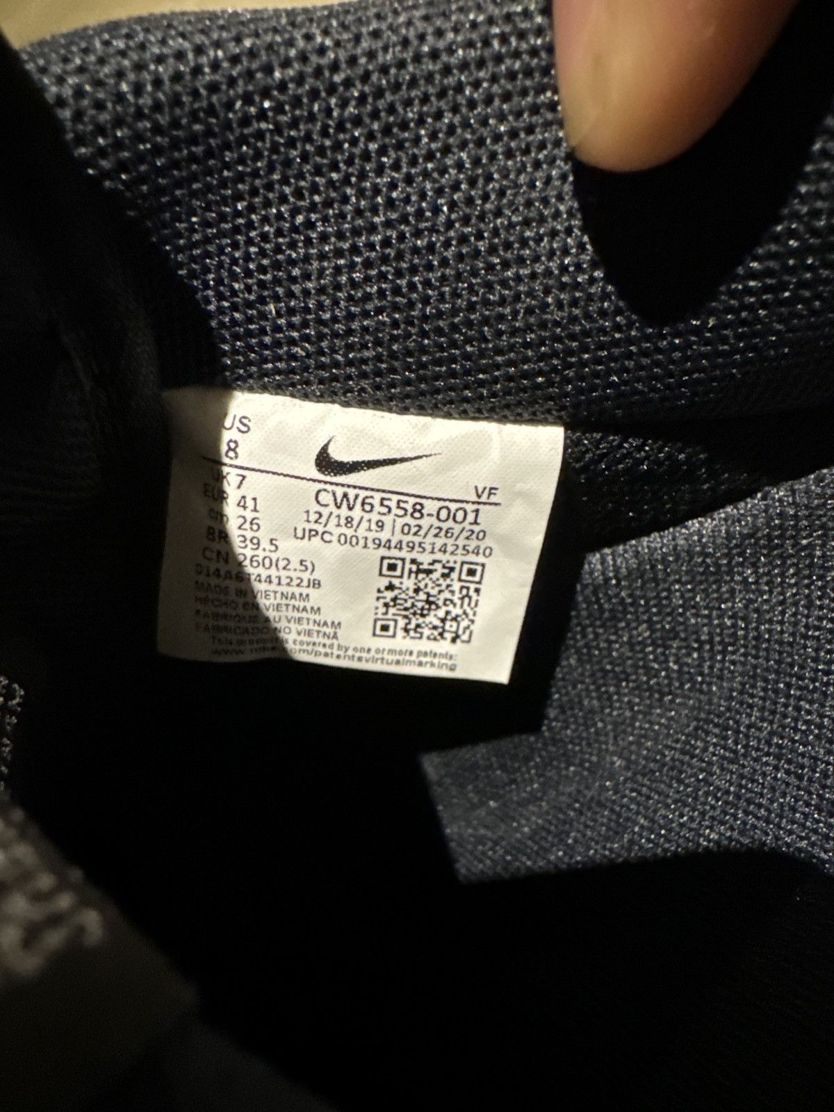 Nike Air Force 1 ‘07 “Silver Swoosh Size US 8 / EU 41 - 3 Thumbnail