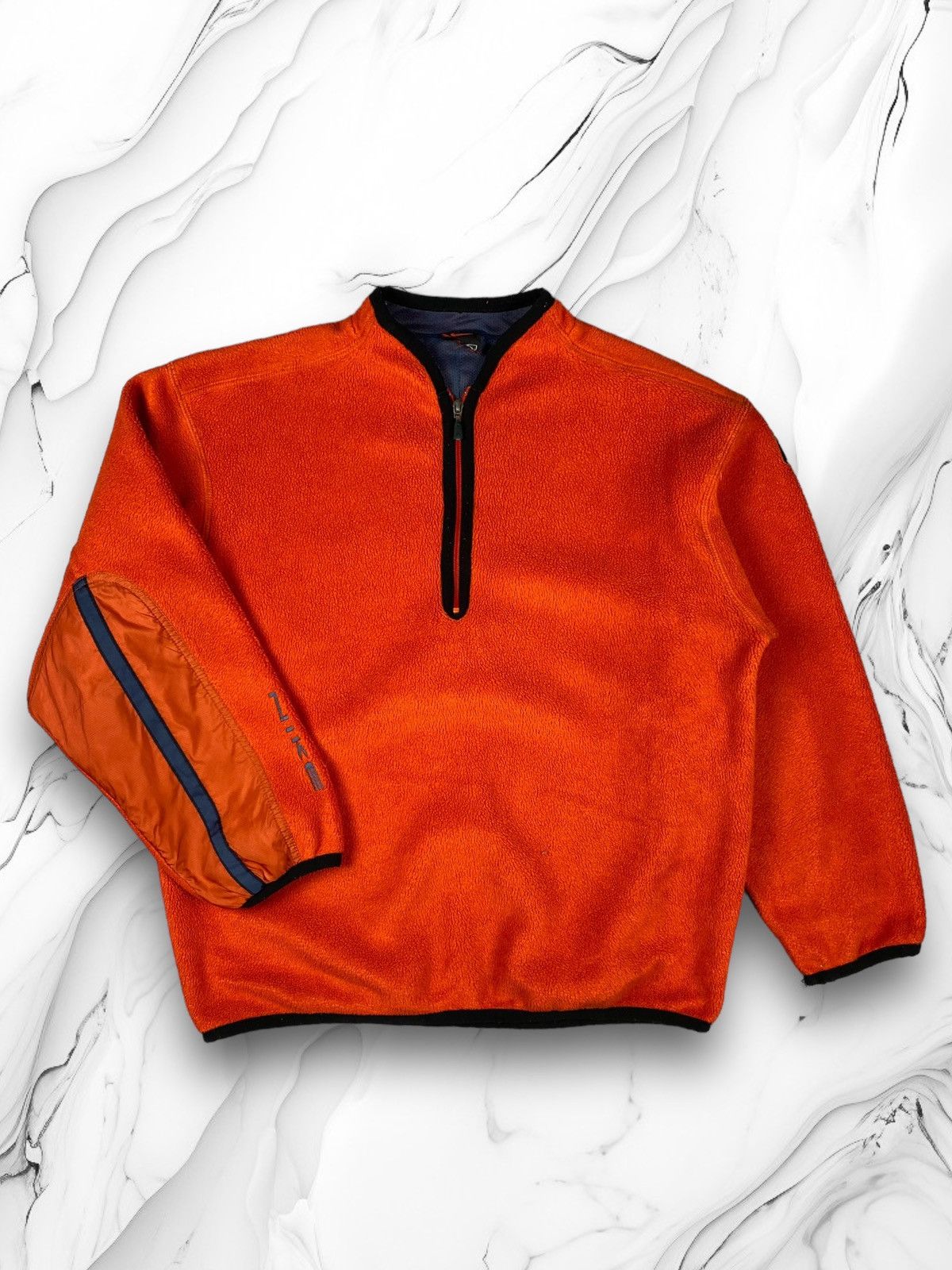 Nike Vintage Nike Gorpcore y2k Fleece Jacket Bomber Size US S / EU 44-46 / 1 - 1 Thumbnail