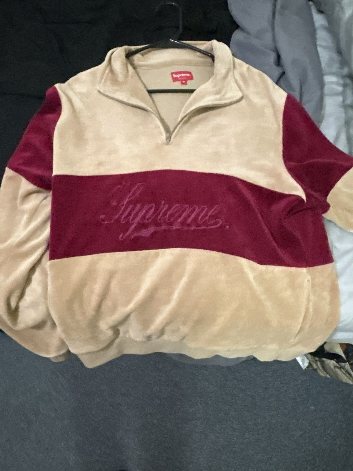 トップス Supreme velour snap Henley Supreme Velour Snap Henley. Size L. Free Priority shipping in USA