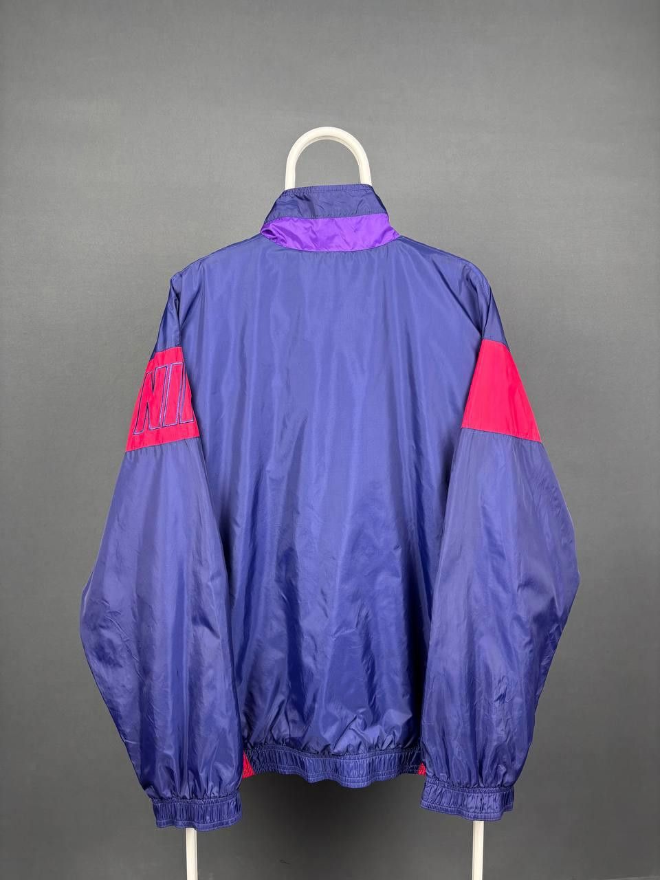 Nike Nike Windbreaker Jacket Size XL Purple Full Zip Vintage Size US XL / EU 56 / 4 - 4 Thumbnail