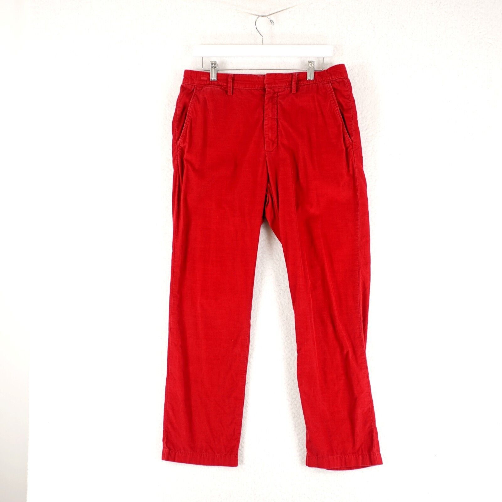 J.Crew J. Crew Corduroy Cotton Flat Front Mid Rise Cotton Pants 32/ Size US 32 / EU 48 - 1 Thumbnail