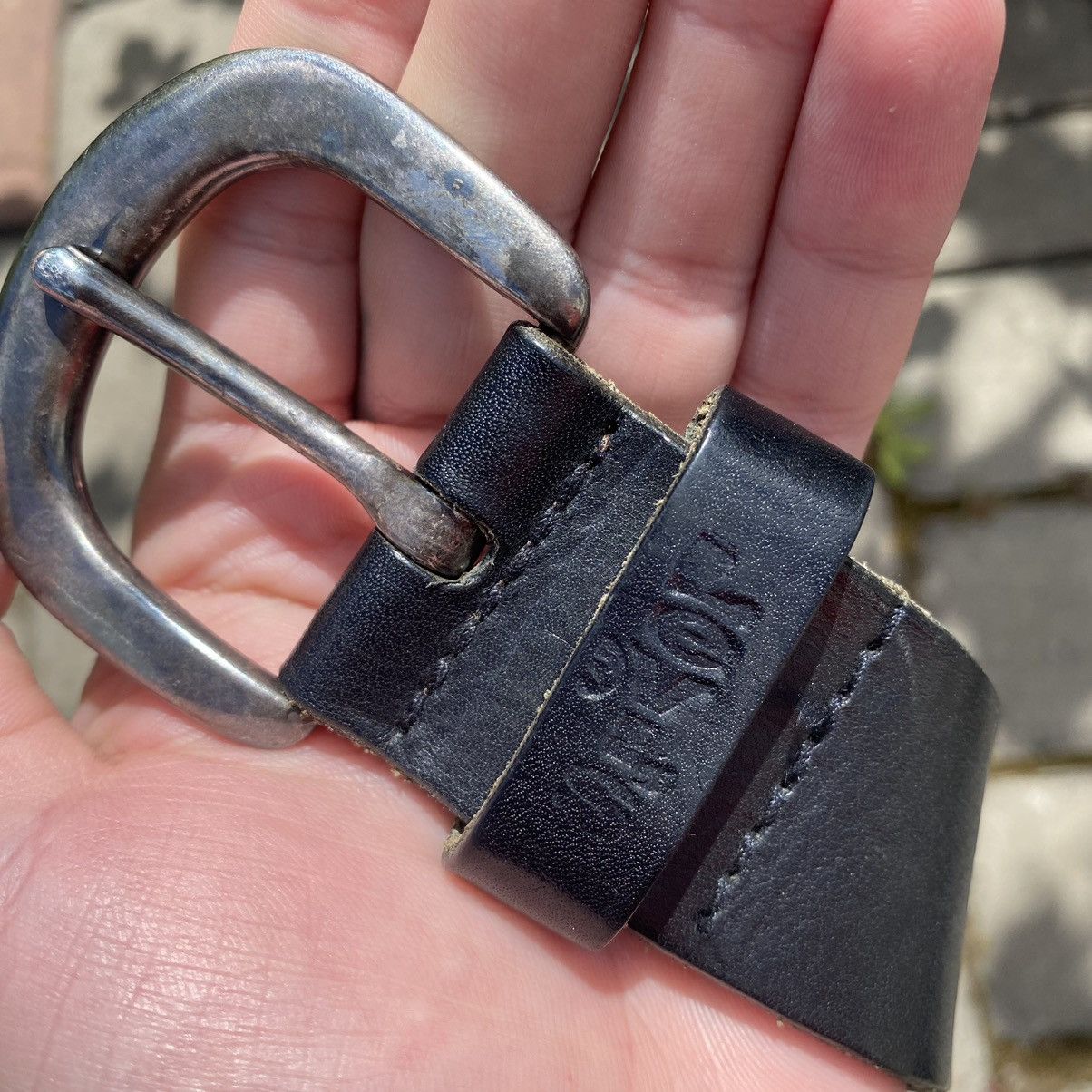 Levi's Vintage Levi’s Leather Belt men’s Size 32 - 2 Thumbnail