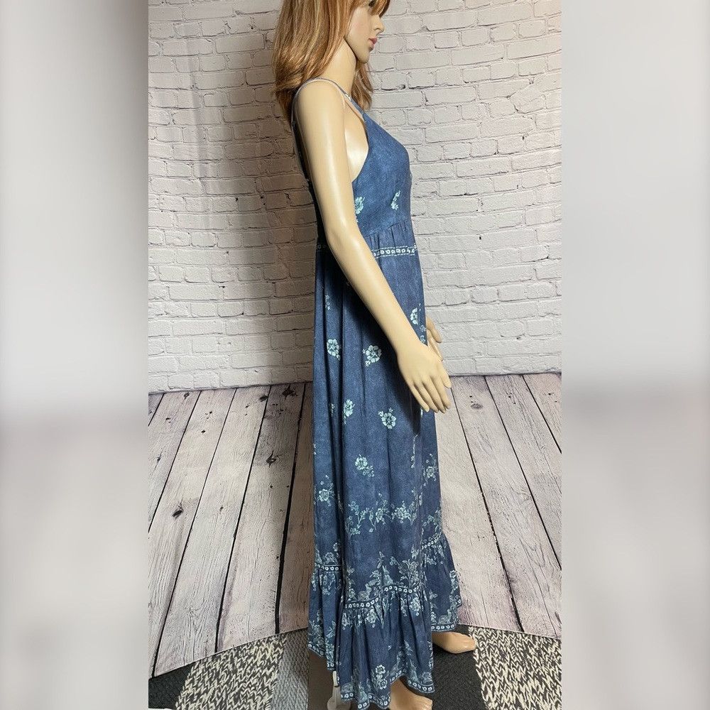 Other NWT New $418 Secret Mission Boutique Phoenix Blue Cotton Dr Size M / US 6-8 / IT 42-44 - 2 Thumbnail