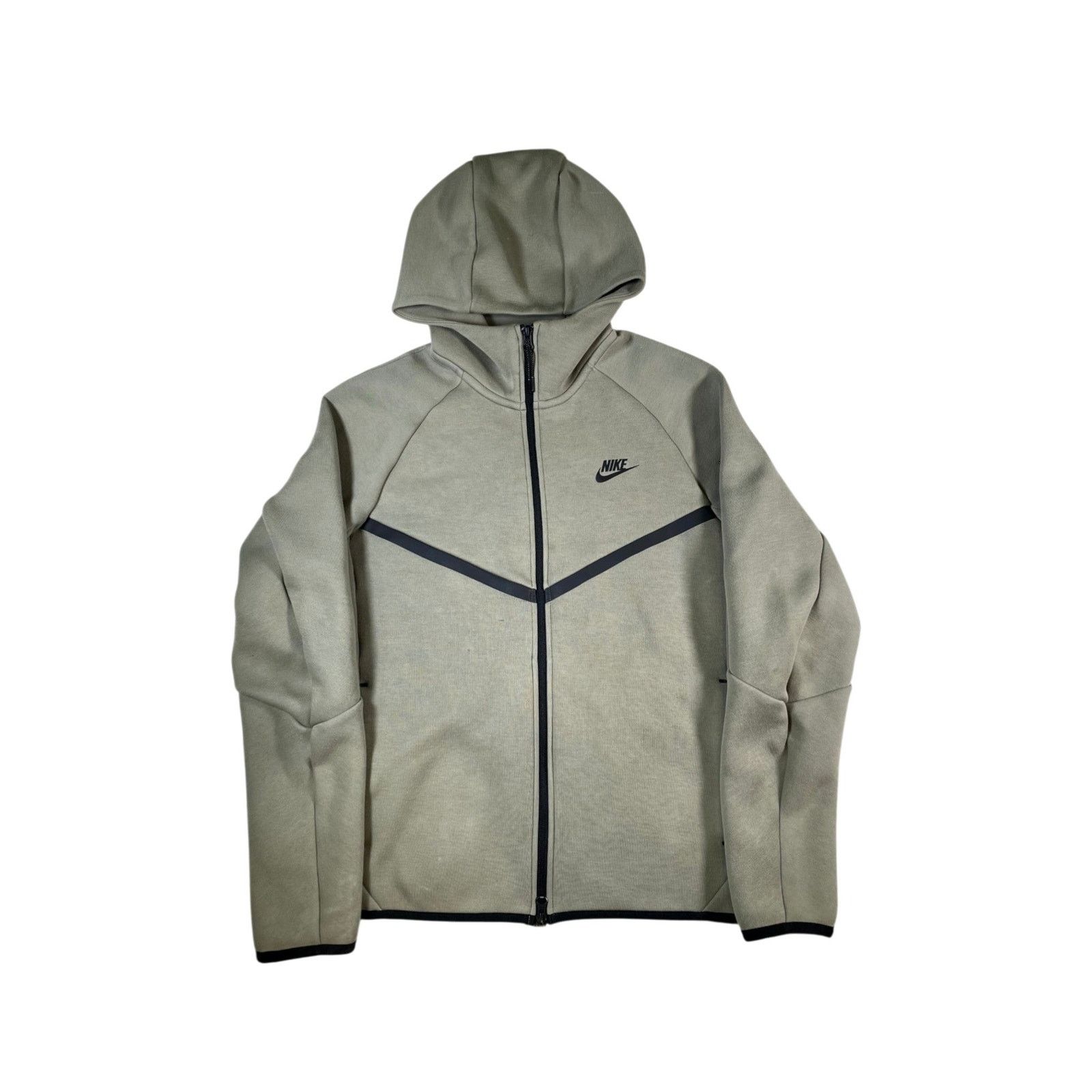 Nike Nike Moss Tech Zip Up Olive Hoodie Size US S / EU 44-46 / 1 - 1 Thumbnail