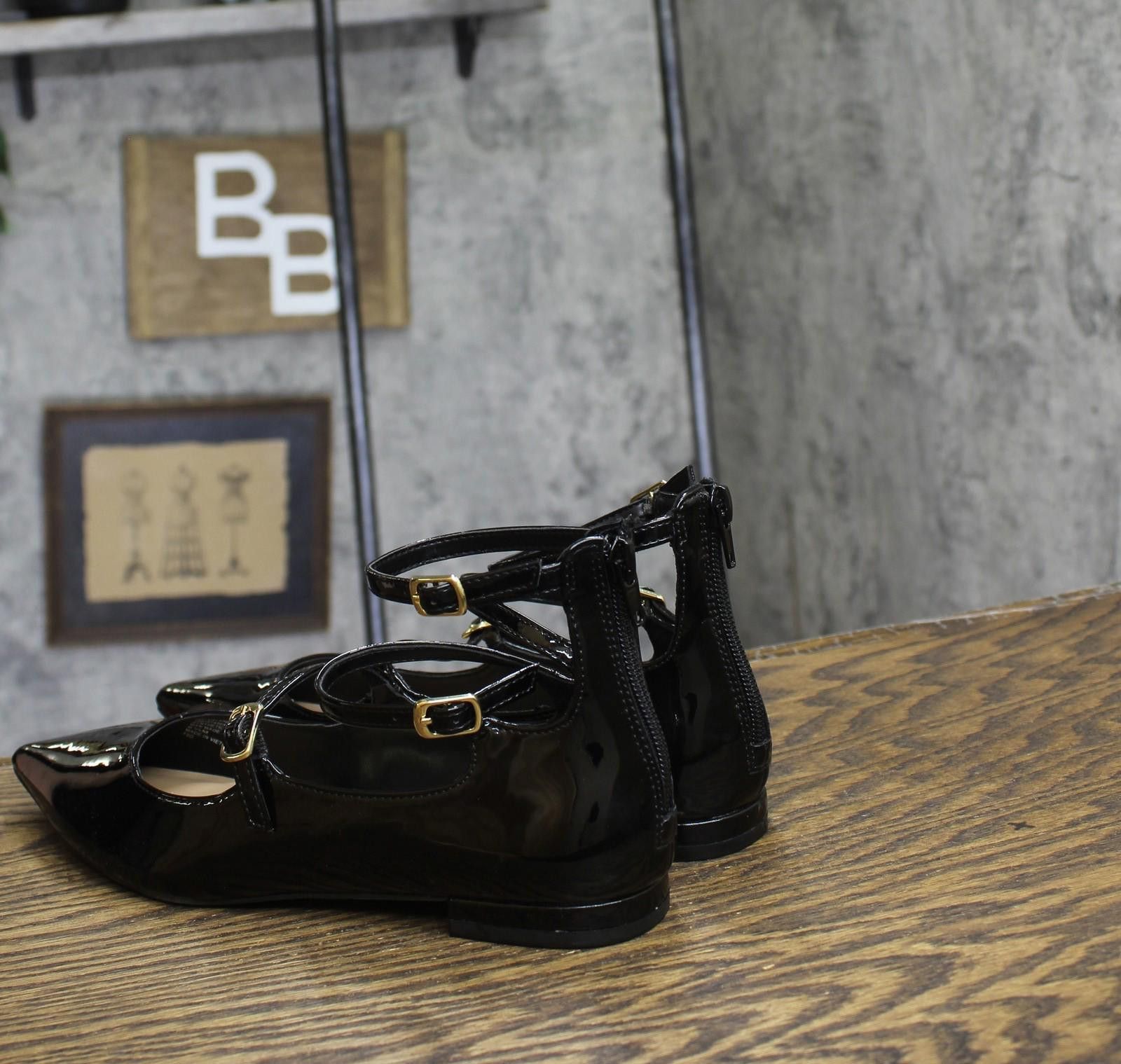 Other Inc International Concepts Valan Flats Black Patent 6.5m Size US 6.5 / IT 36.5 - 2 Thumbnail