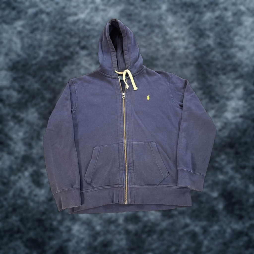 Polo Ralph Lauren VINTAGE Polo Ralph Lauren Hoodie XL Blue Full Zip Hooded Regular Men Vintage Polo Ralph Lauren" Size US XL / EU 56 / 4 - 1 Thumbnail