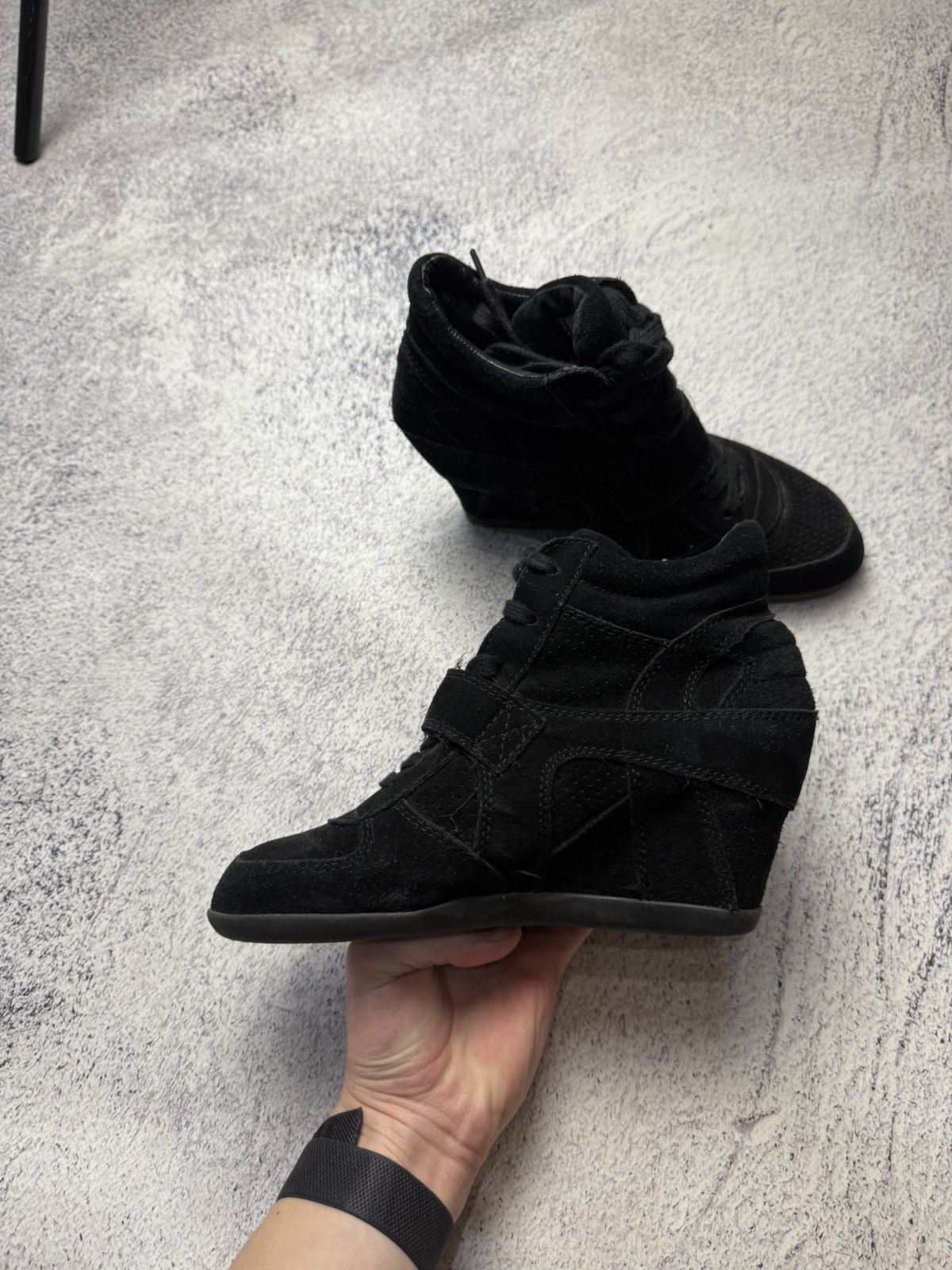 Vintage Isabel Marant Style Hi-Top Sneakers Shoes Y2K Size US 9 / IT 39 - 3 Thumbnail