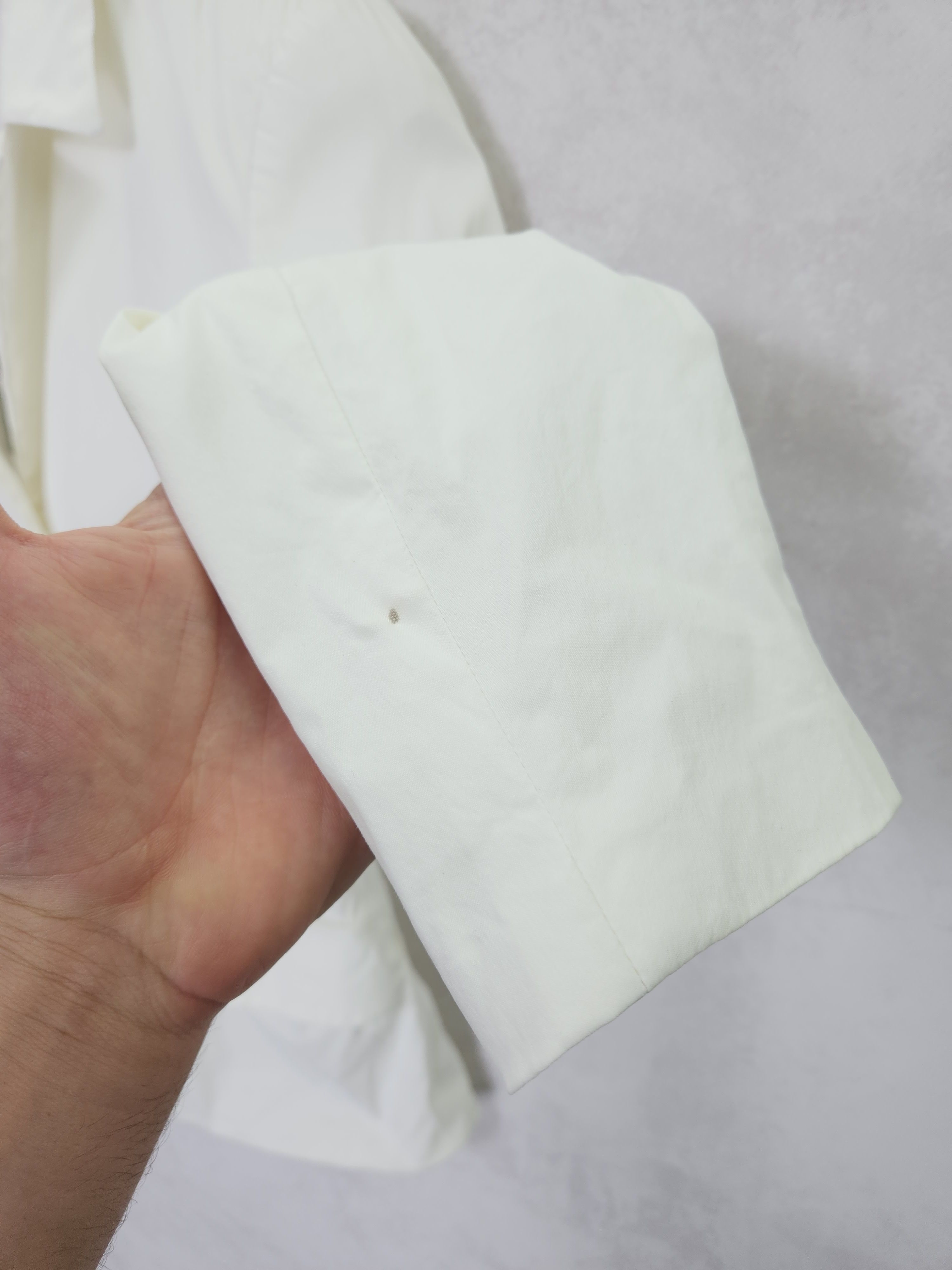 Jil Sander Jil sander white button ups cotton nylon blazer size 34 Size XS / US 0-2 / IT 36-38 - 6 Thumbnail