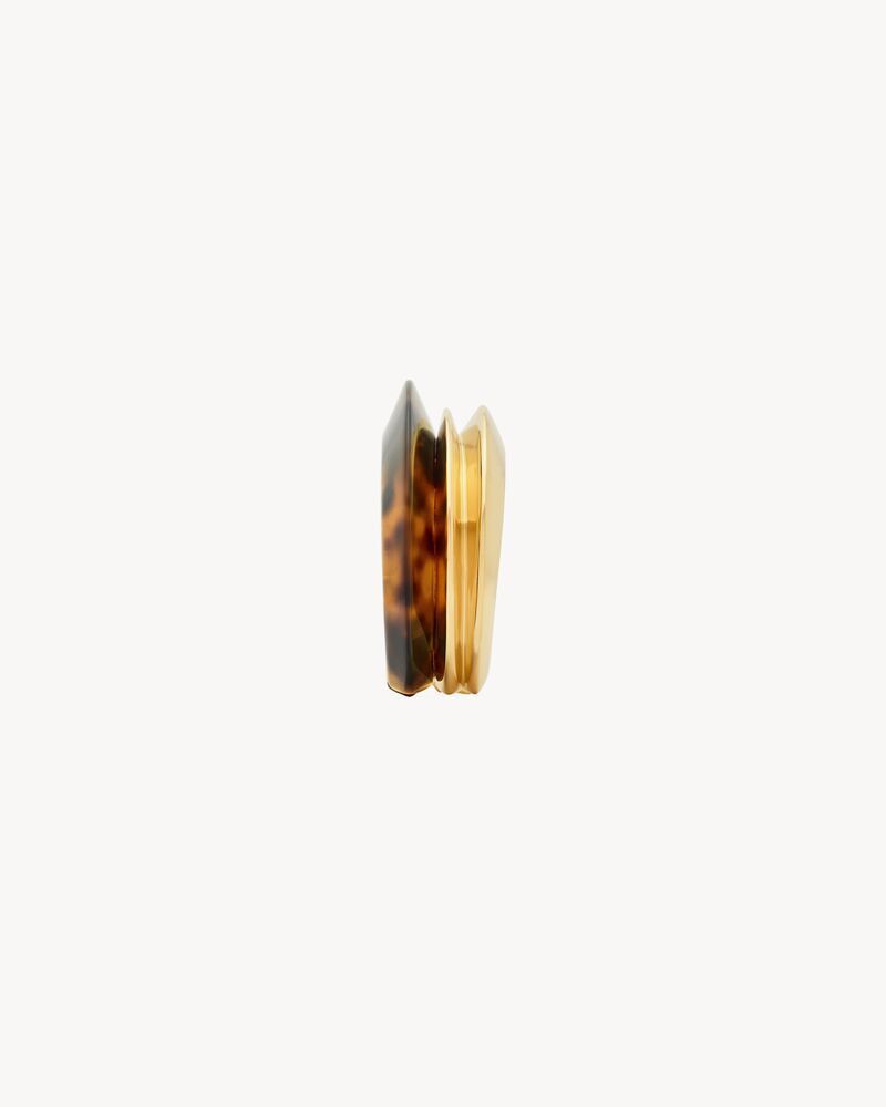 Saint Laurent Paris o1s1wg110126 777740 Size: OS / Tortoiseshell Duet Bracelet Size ONE SIZE - 5 Thumbnail