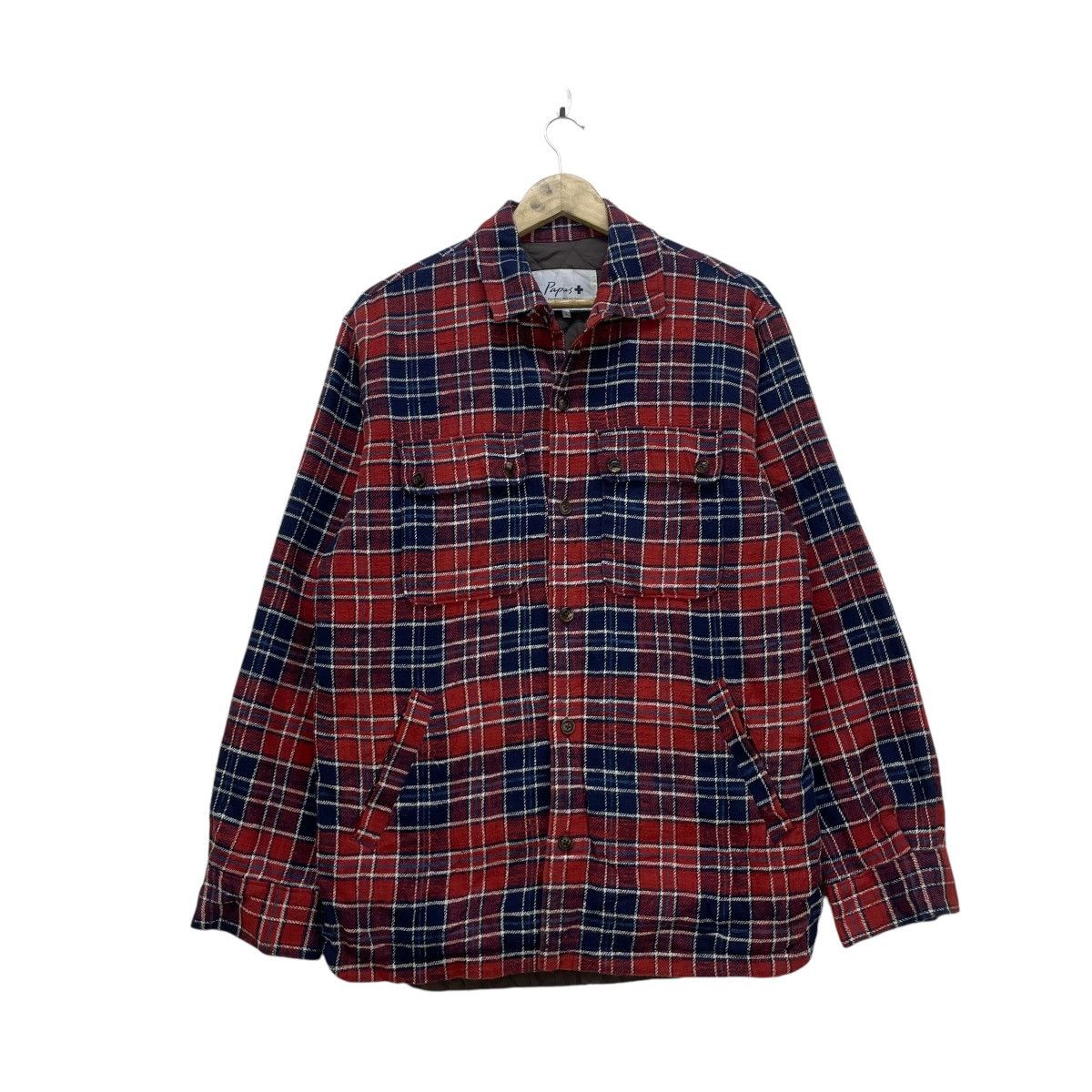 Flannel 💥Papas Small Checked Flannel Jacket Size US M / EU 48-50 / 2 - 1 Thumbnail