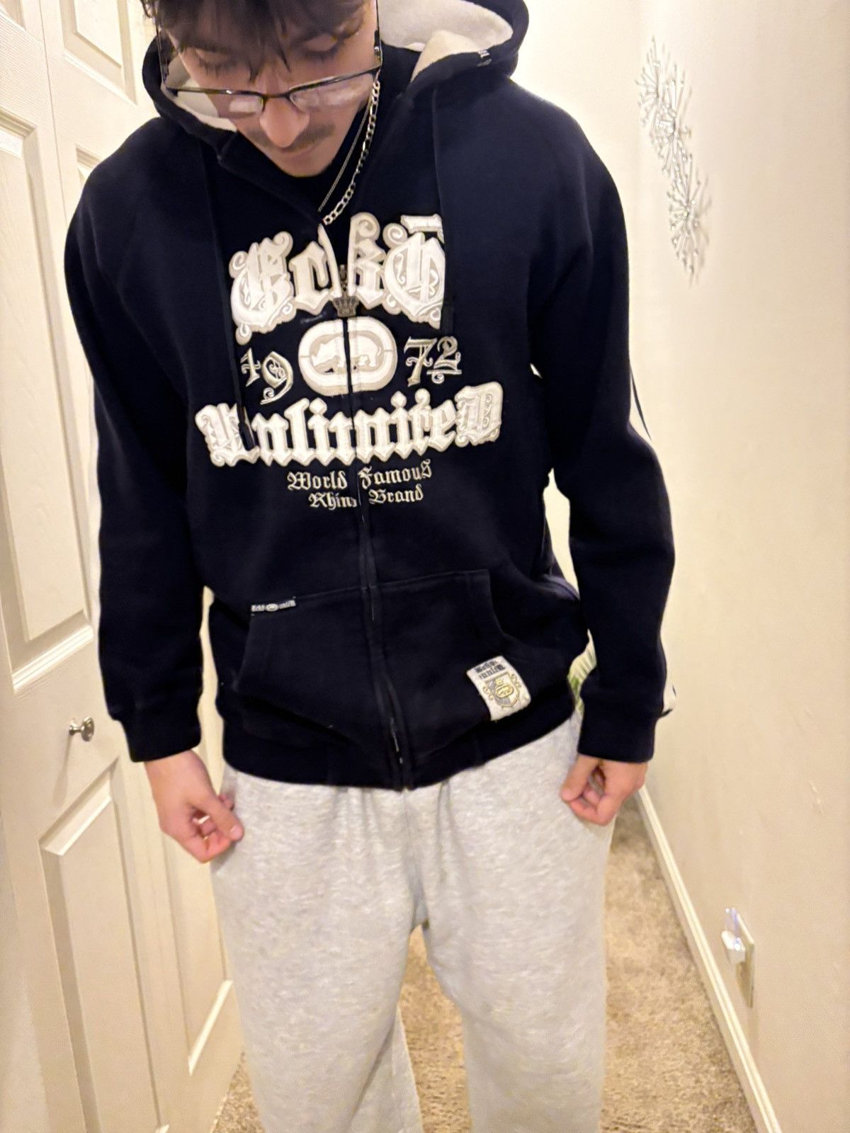 Ecko Unltd. × Vintage Ecko vintage hoodie Size US L / EU 52-54 / 3 - 2 Thumbnail