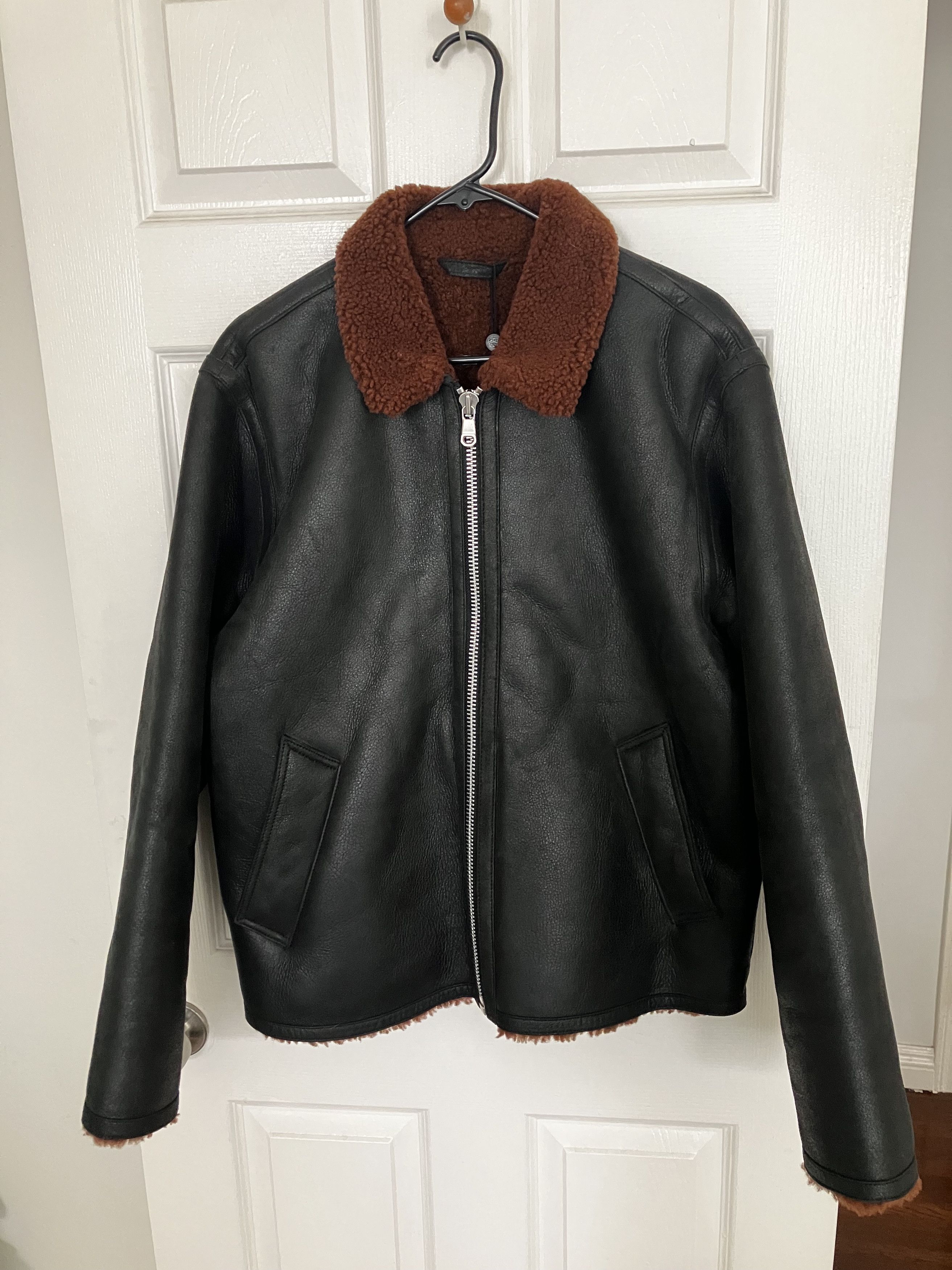 Stussy Stussy Shearling Leather Jacket | Grailed