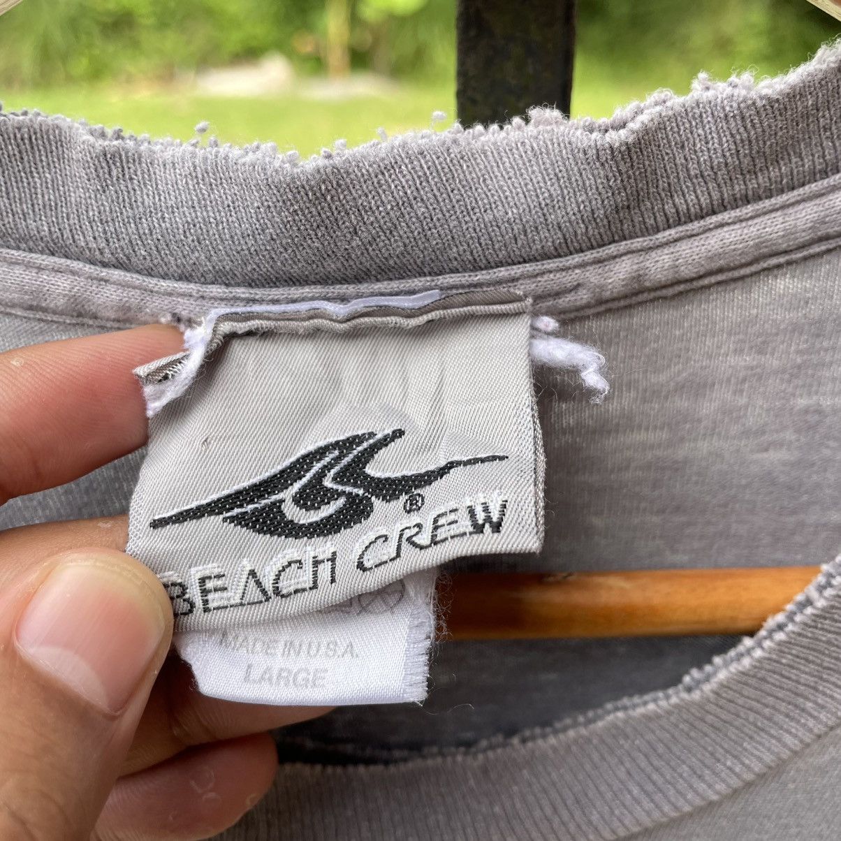 🔥Vintage 90s Beach Crew Surf Skate Sun Faded Distress Tee