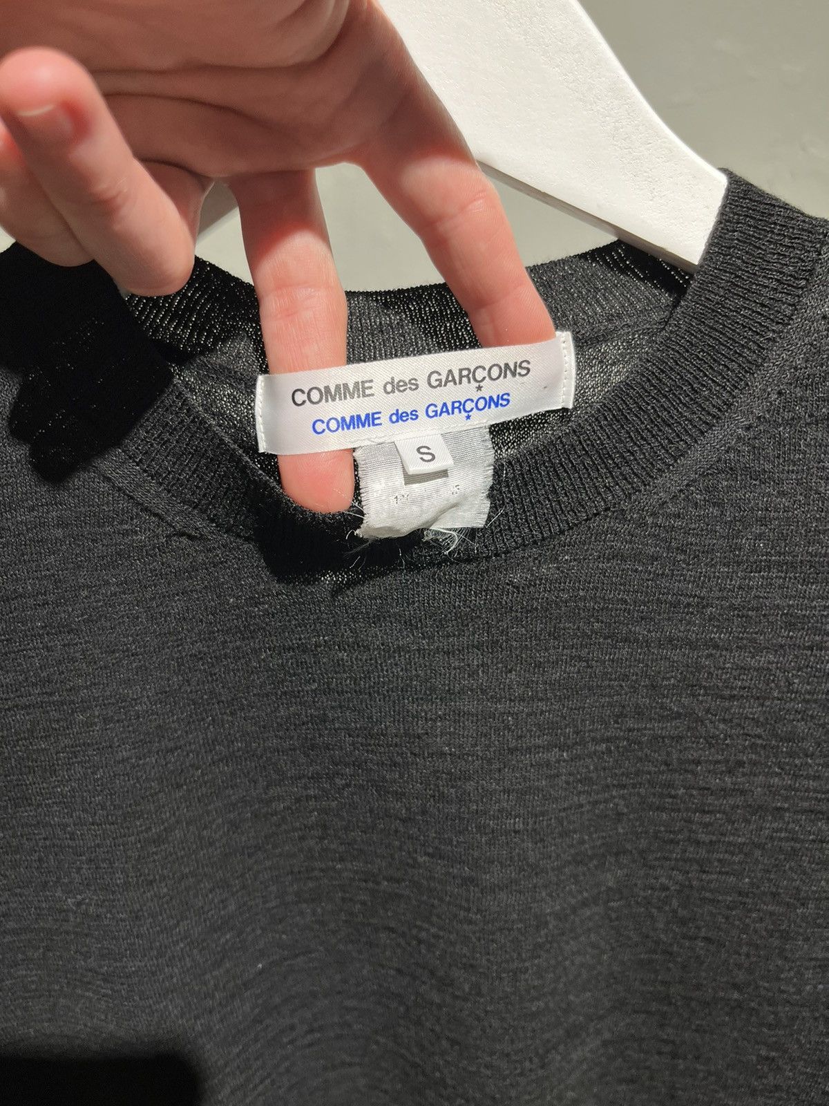 Comme des Garcons Vintage Fitted Knit T-Shirt Size S / US 4 / IT 40 - 3 Thumbnail