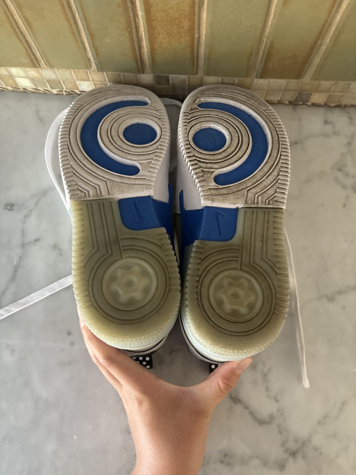 Nike AirForce1 Low React Split White Photo Blue6Check Description Size US 6 / EU 39 - 5 Thumbnail