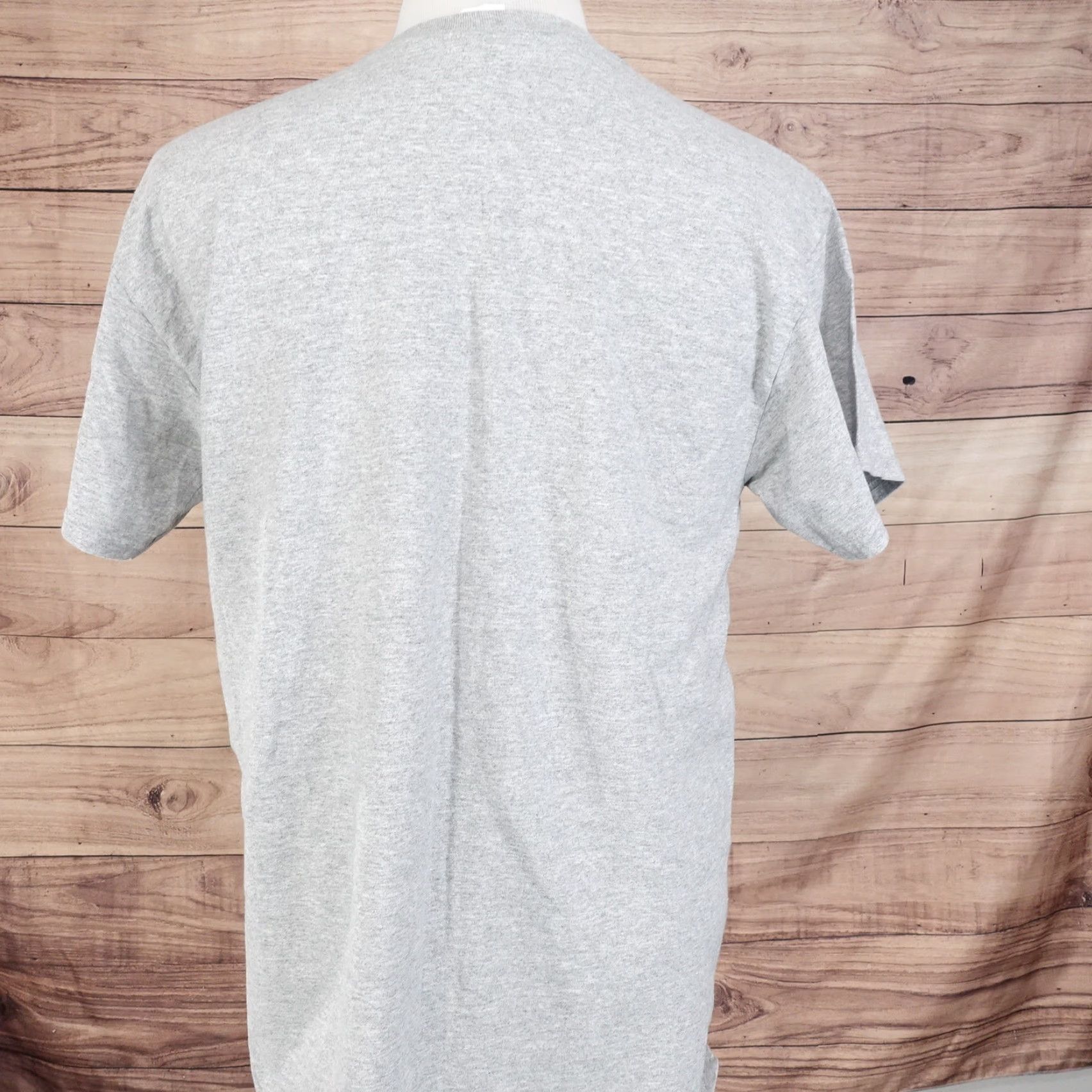 Gildan VINTAGE Gildan T-Shirt EAT SLEEP PLAY ROCK ON Gray Size L Unisex Adults Size US L / EU 52-54 / 3 - 3 Thumbnail