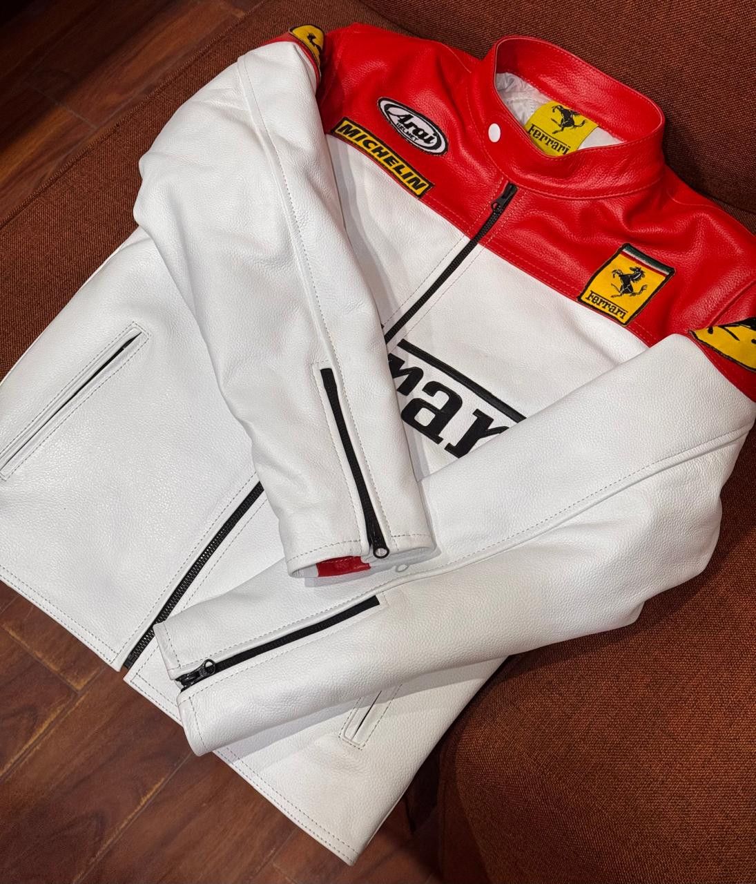 Ferrari × Vintage Vintage Ferrari Leather Jacket Size US L / EU 52-54 / 3 - 6 Thumbnail