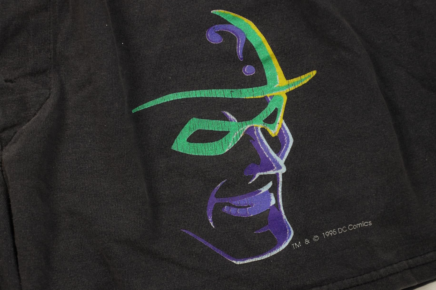 Vintage Vintage 90s Batman The Riddler Above Knee Short Shorts USA Size US 34 / EU 50 - 5 Thumbnail