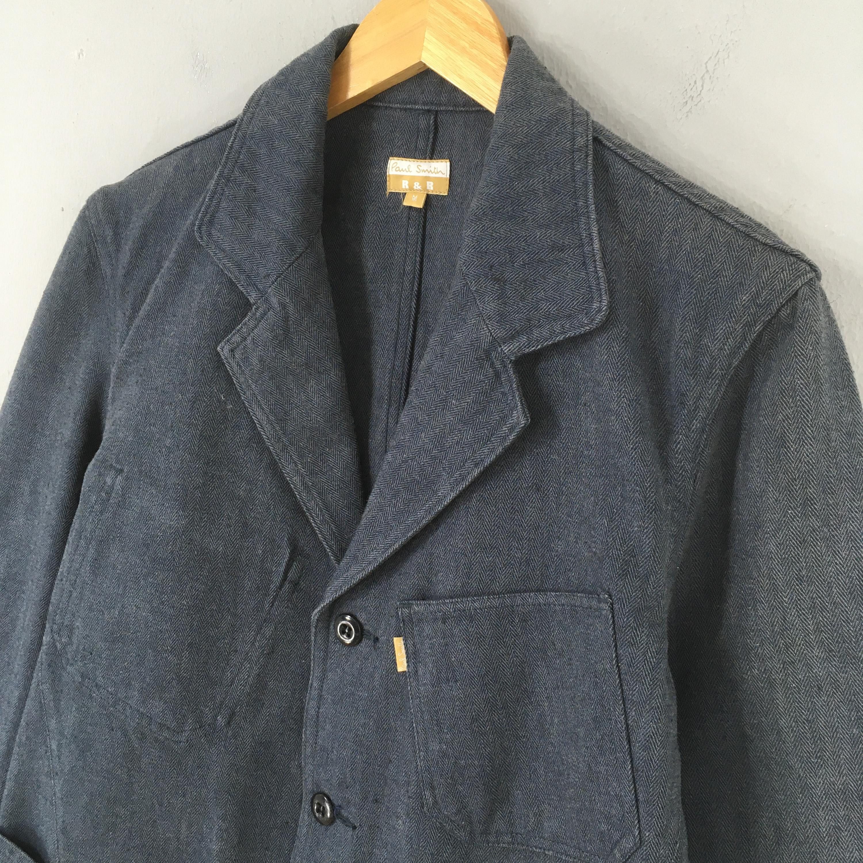 Paul Smith Vintage Paul Smith Herringbone Blazer Jacket Medium Size US M / EU 48-50 / 2 - 4 Thumbnail