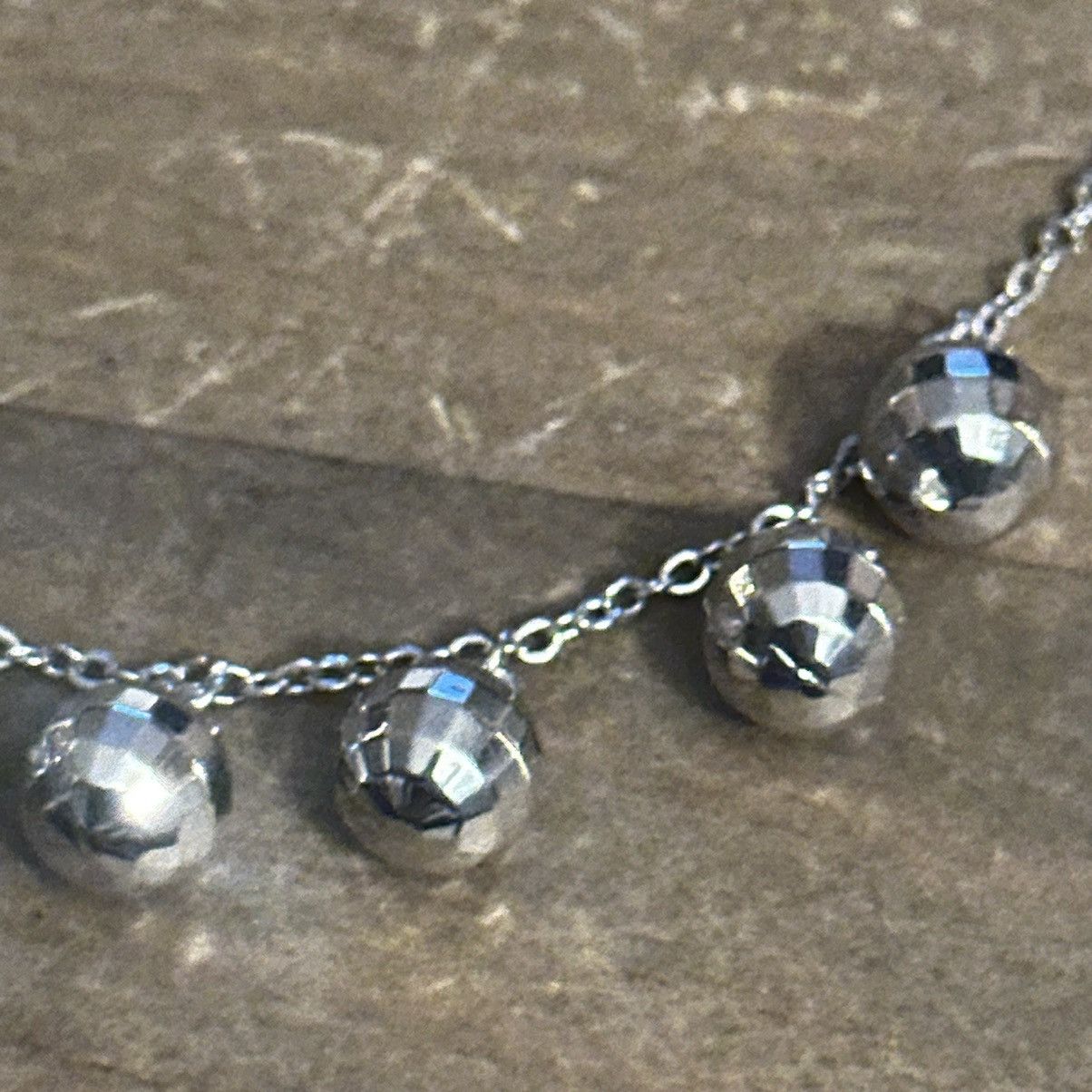 Other Frenzy silver tone disco ball charm necklace Size ONE SIZE - 4 Thumbnail